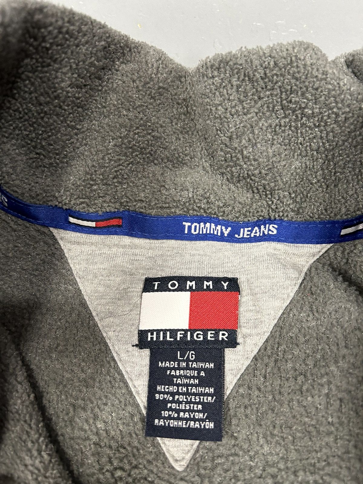 Tommy Hilfiger × Vintage Crazy Vintage Y2K Essential Tommy Hilfiger Quarter Zip Fleec Size US M / EU 48-50 / 2 - 3 Thumbnail
