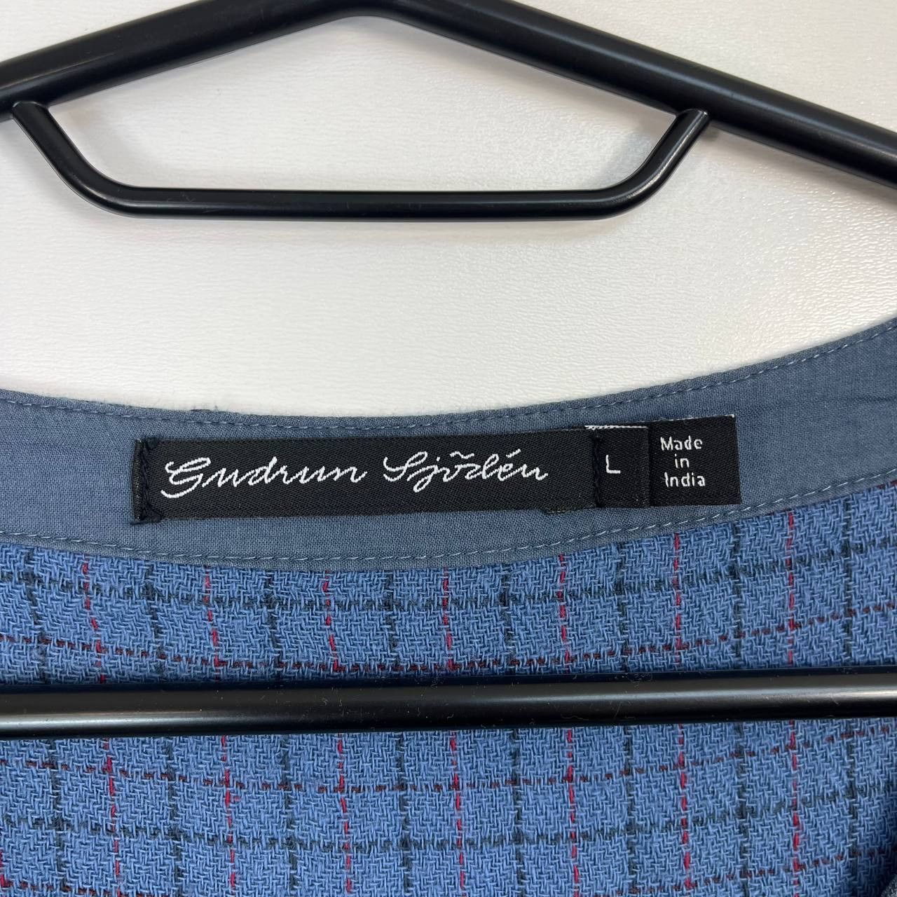 Other Gudrun Sjödén Organic Cotton Tiered Dress Blue Button L Size L / US 10 / IT 46 - 5 Thumbnail