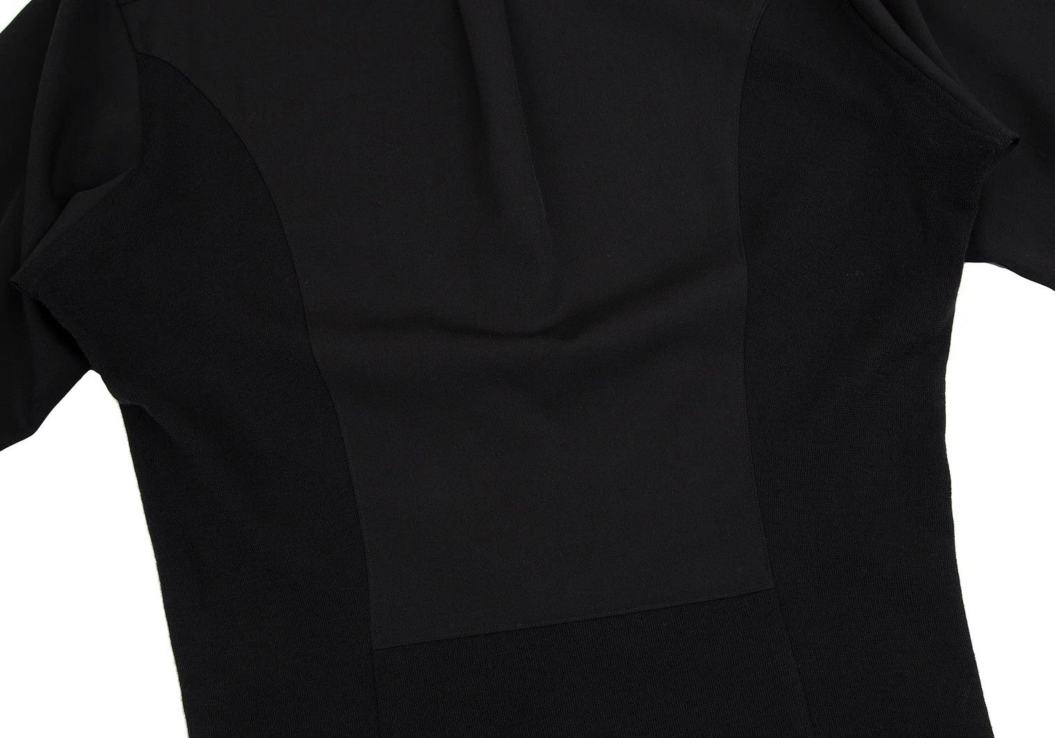 Yohji Yamamoto Yohji Yamamoto Ribbed Cuff Knit Wool Shirt Size US M / EU 48-50 / 2 - 14 Thumbnail