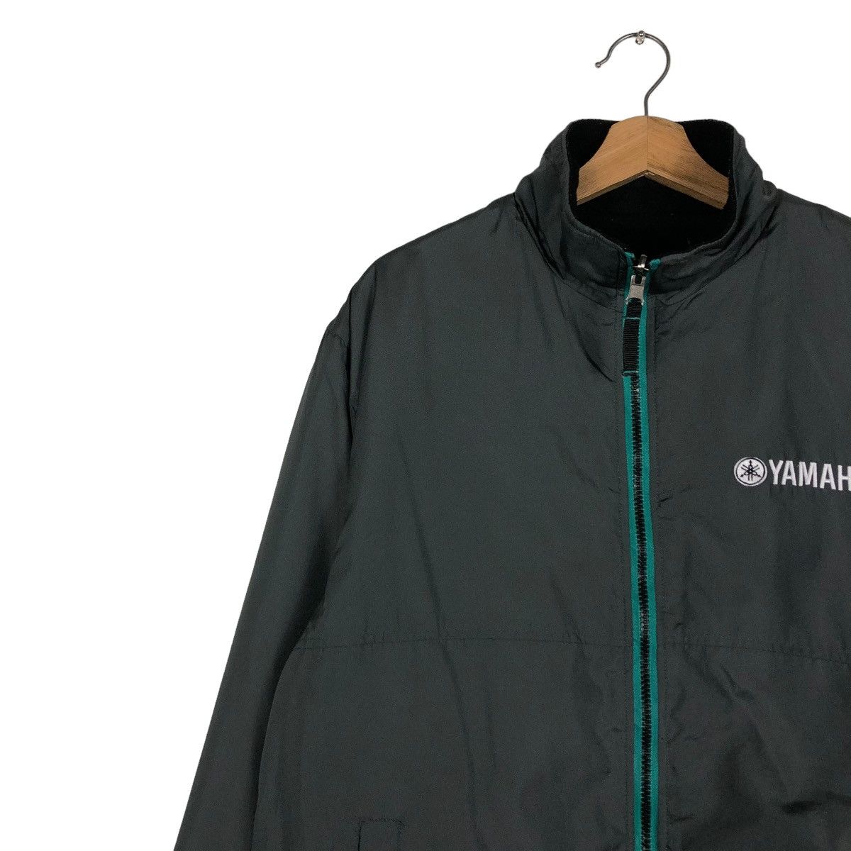 Japanese Brand 🔥BIKER JACKET REVERSIBLE YAMAHA BIG LOGO RACING WEAR Size US L / EU 52-54 / 3 - 9 Thumbnail