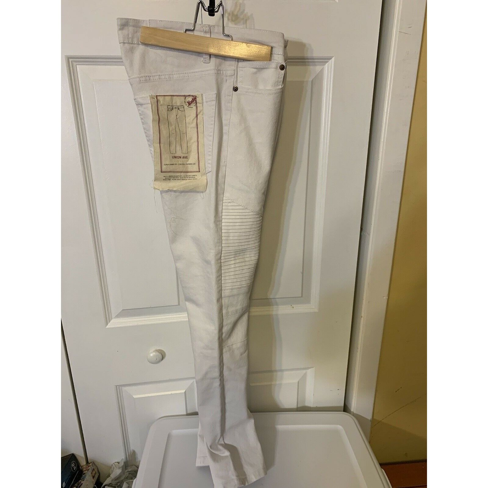 Brooklyn Cloth New Brooklyn Cloth Co. Super Skinny Jeans 29 X 30 Ribbed Leg Size US 29 - 5 Thumbnail