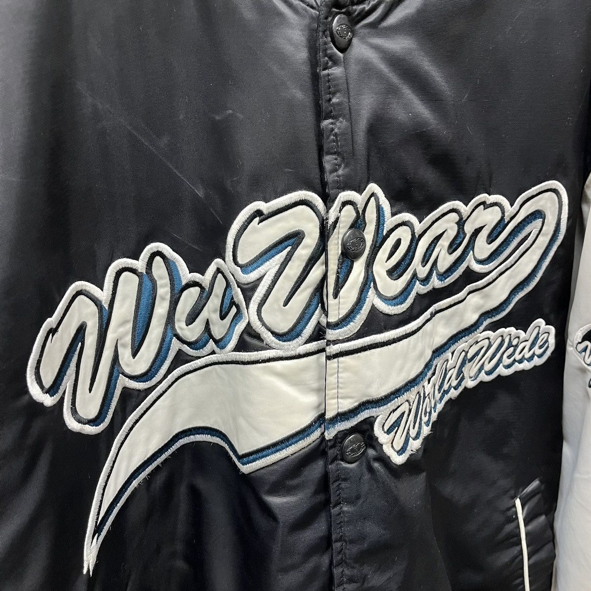 Vintage × Wu-Tang Clan Vintage 90s WuWear Varsity Puffer Coat 2XL Wu Tang Clan Size US XXL / EU 58 / 5 - 2 Thumbnail