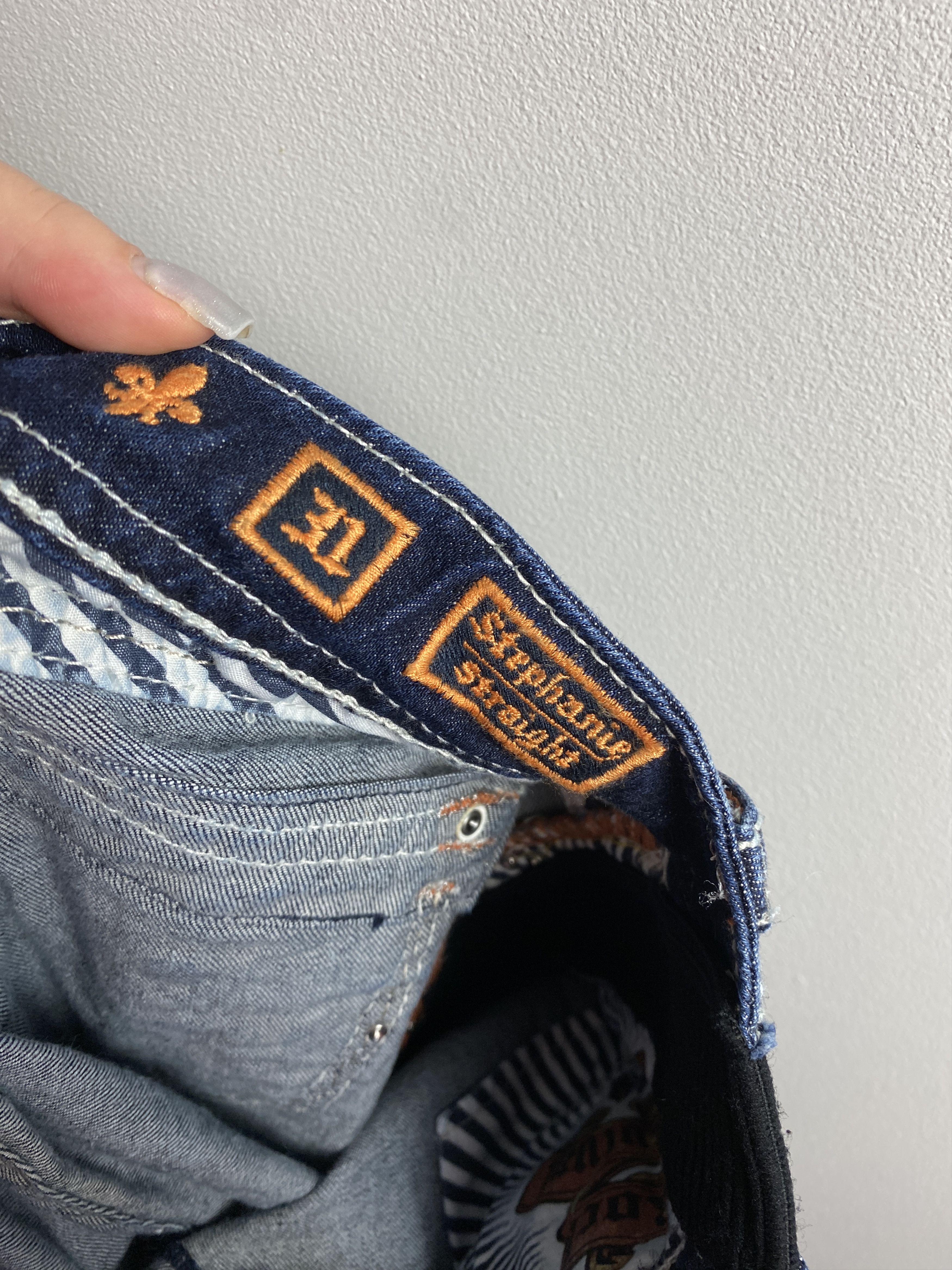 Affliction × Rock Revival Rock Revival vintage denim y2k 00s affliction sparkly Size 31" - 7 Thumbnail