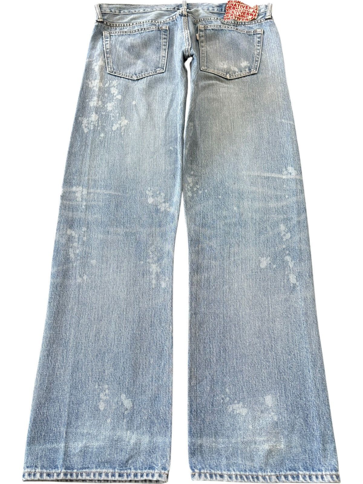Ksubi Vintage Japanese RNA Bleached Wash Distressed Loose Jeans Size US 33 - 2 Thumbnail