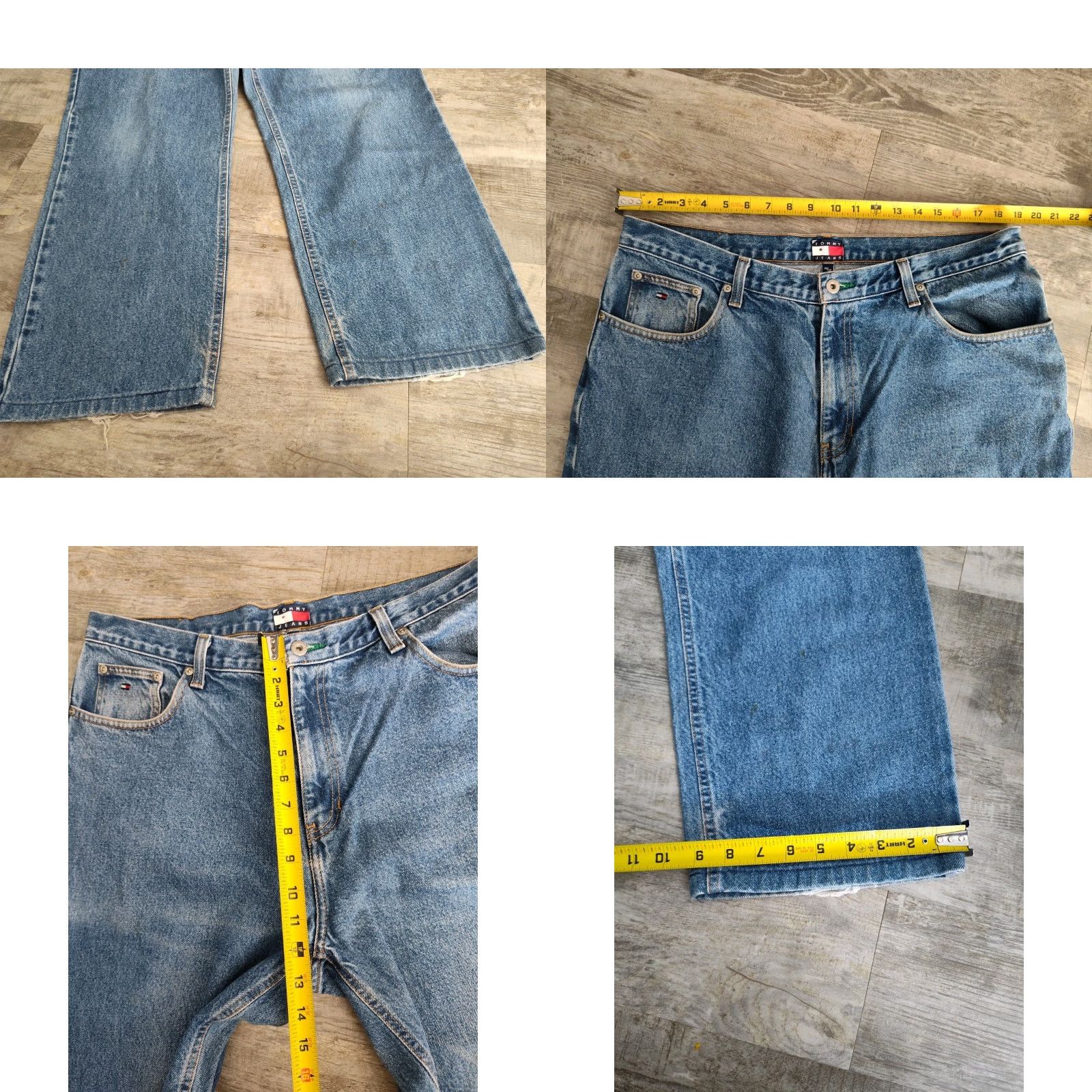 Tommy Hilfiger VINTAGE Tommy Hilfiger Jeans Straight Leg 90s Denim Size 38 Blue Hip Hop Urban Mens Size US 38 / EU 54 - 8 Thumbnail