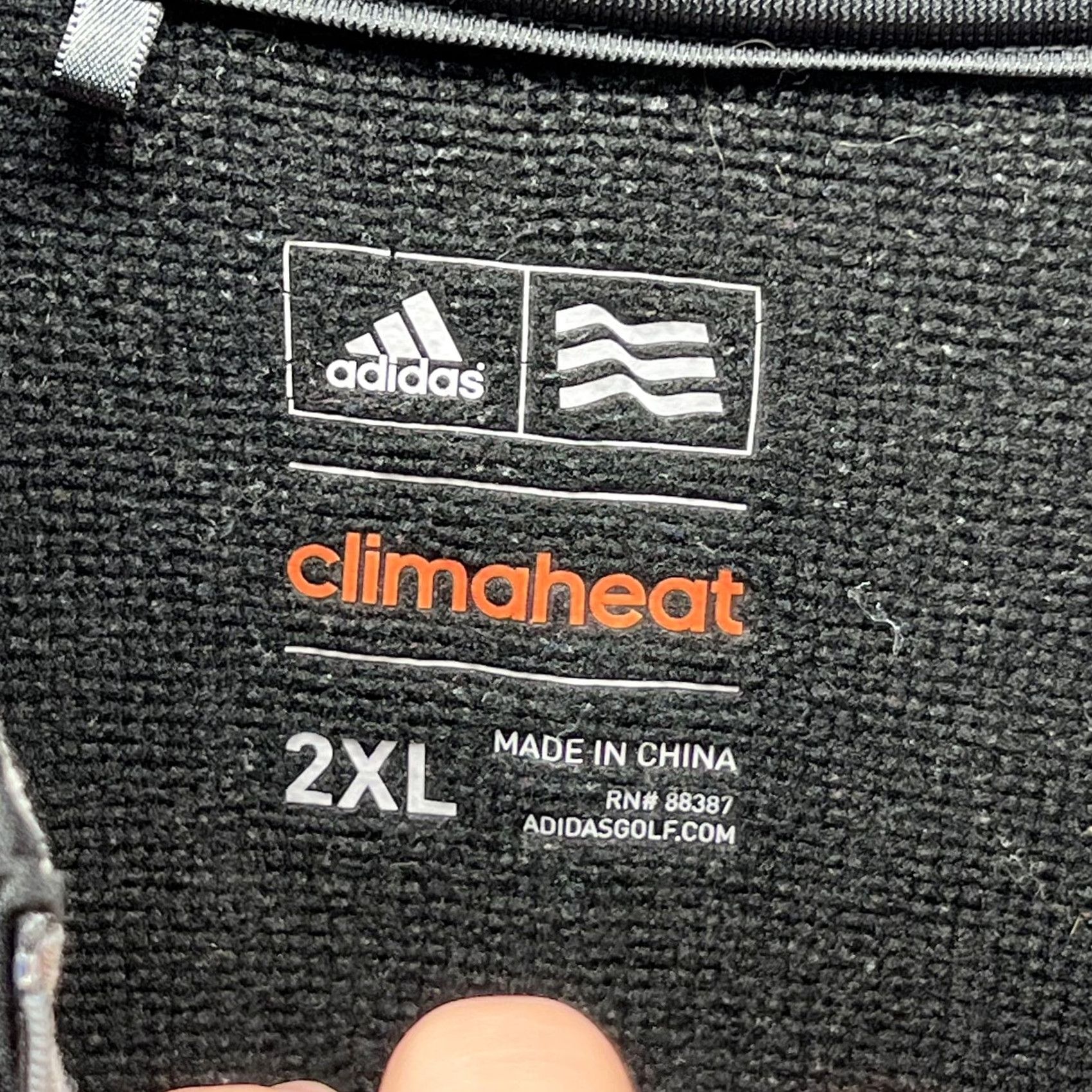Adidas Adidas Climaheat Pullover Mens 2XL Black 1/4 Zip Golf Thermal Top Athletic Size US XXL / EU 58 / 5 - 7 Thumbnail