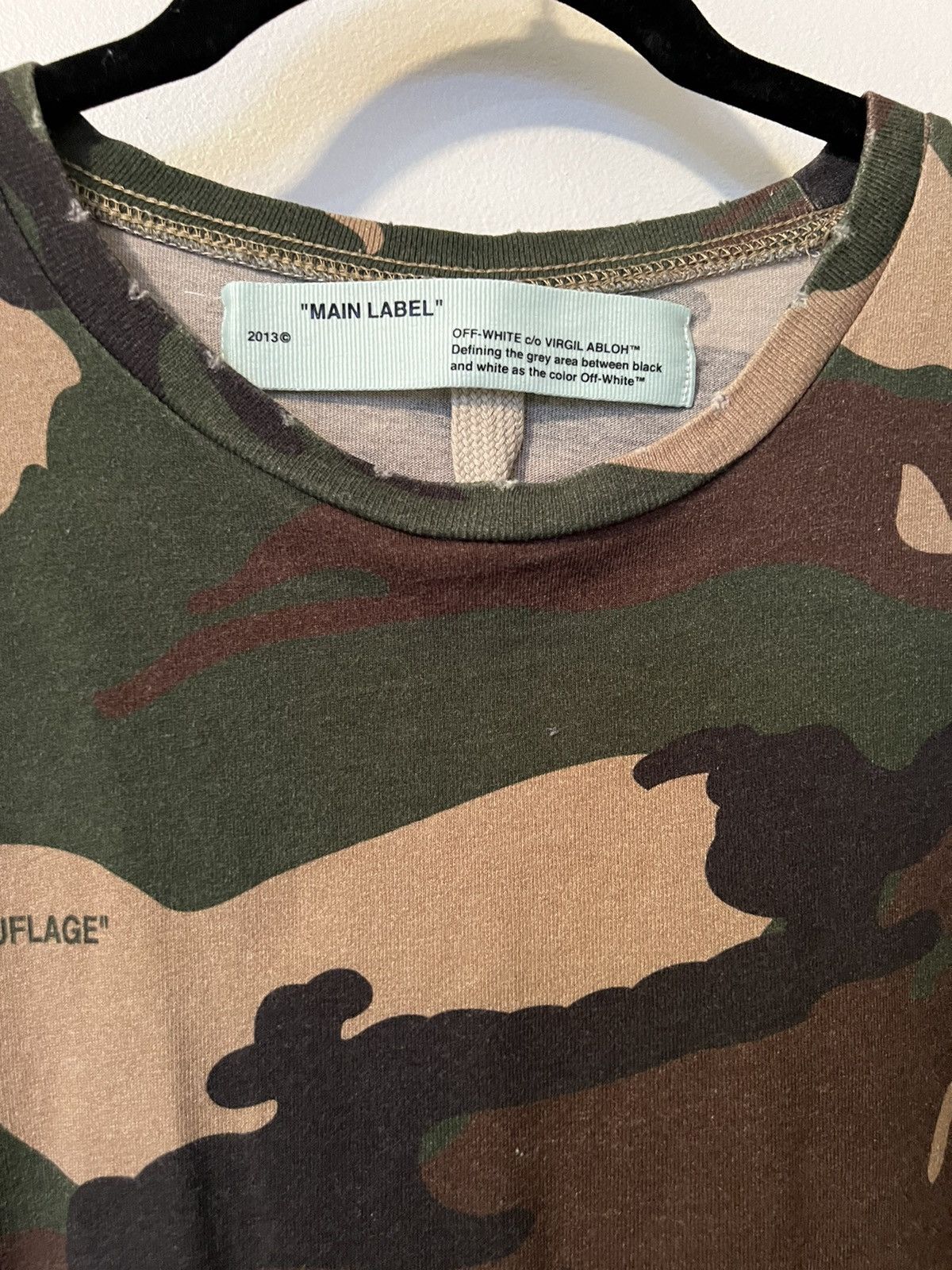 Off-White Off White Oversize Camouflage Tee Size Small Size US S / EU 44-46 / 1 - 4 Thumbnail