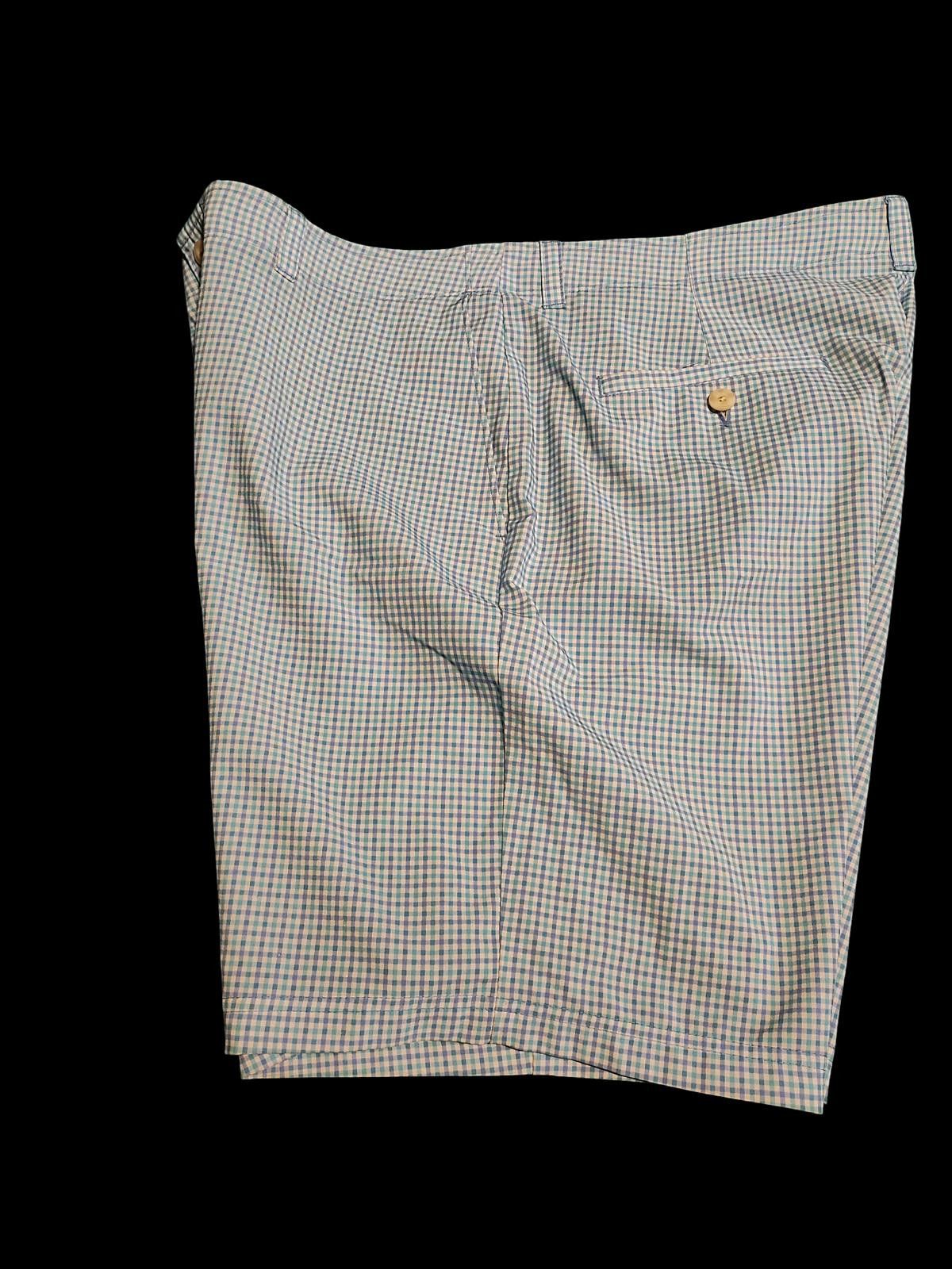 Designer Pro Tour Men's Casual Shorts Plaid Pattern Size US 38 / EU 54 - 2 Thumbnail