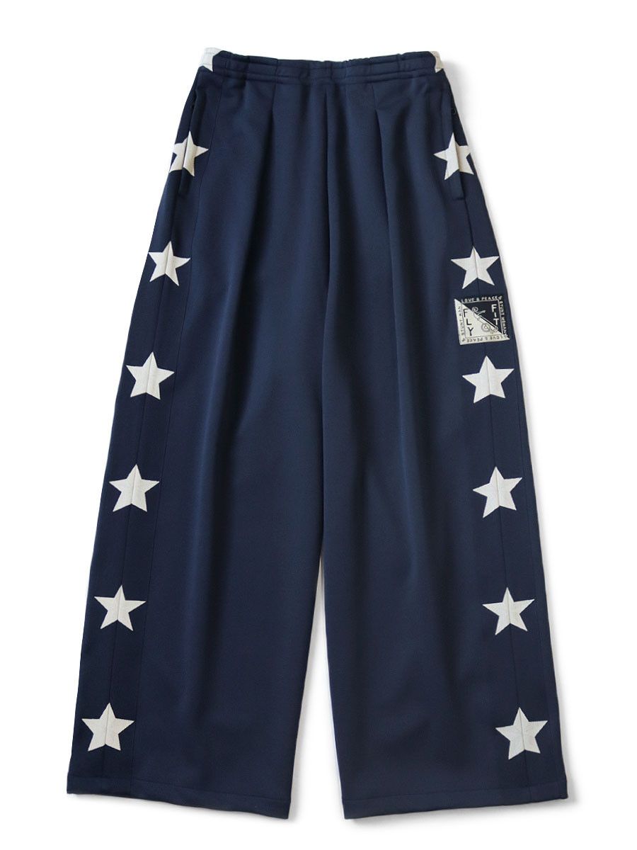 Kapital smooth jersey baggy track pants in cookie bandana print