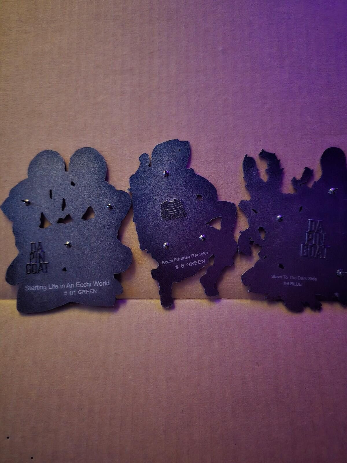 Independent Truck Co. dapingoat lewd enamel pin 3 pack GLOW IN THE DARK Size ONE SIZE - 7 Thumbnail