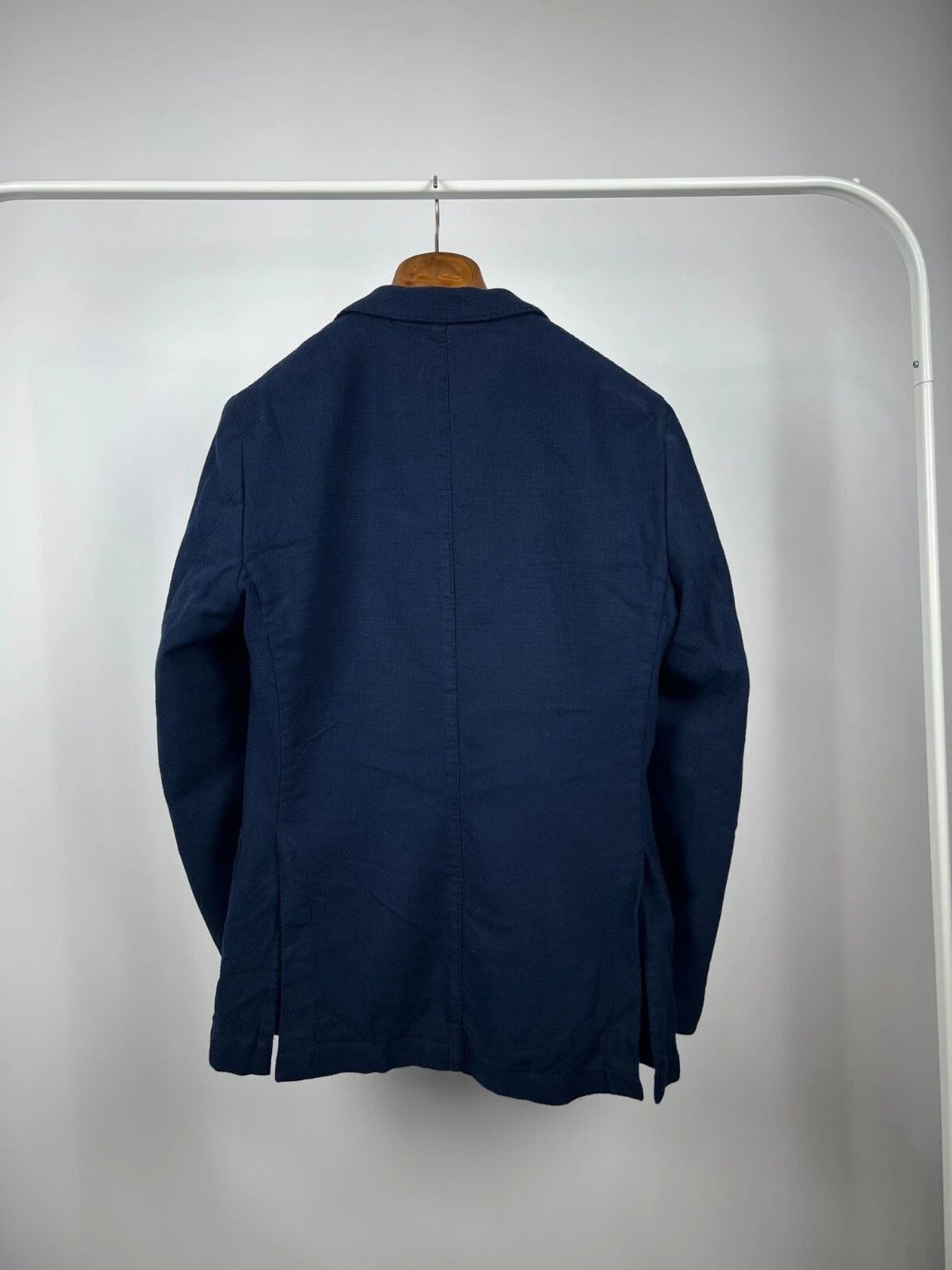 Suitsupply Suitsupply Unlined Navy Blue Patch Pocket Blazer Jacket Size 36R - 12 Thumbnail