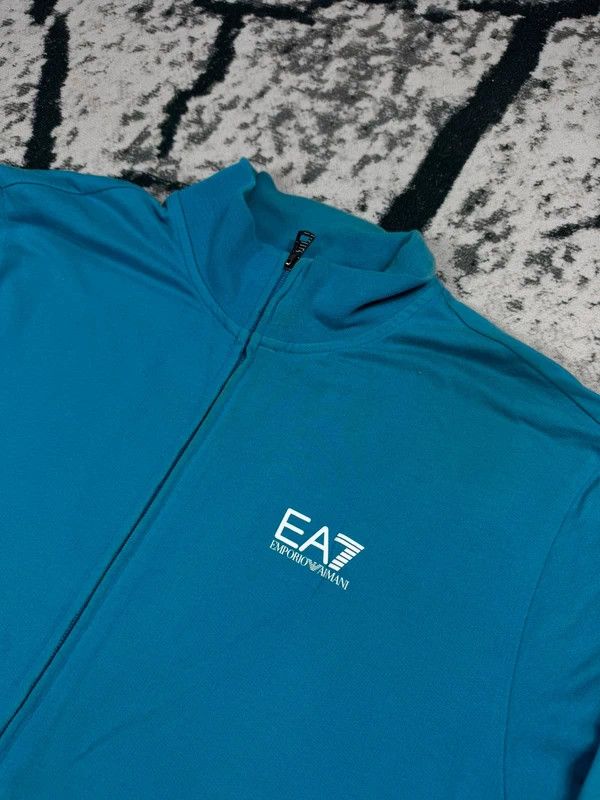 Emporio Armani Emporio Armani EA7 zip sweatshirt blue logo M Size US M / EU 48-50 / 2 - 3 Thumbnail