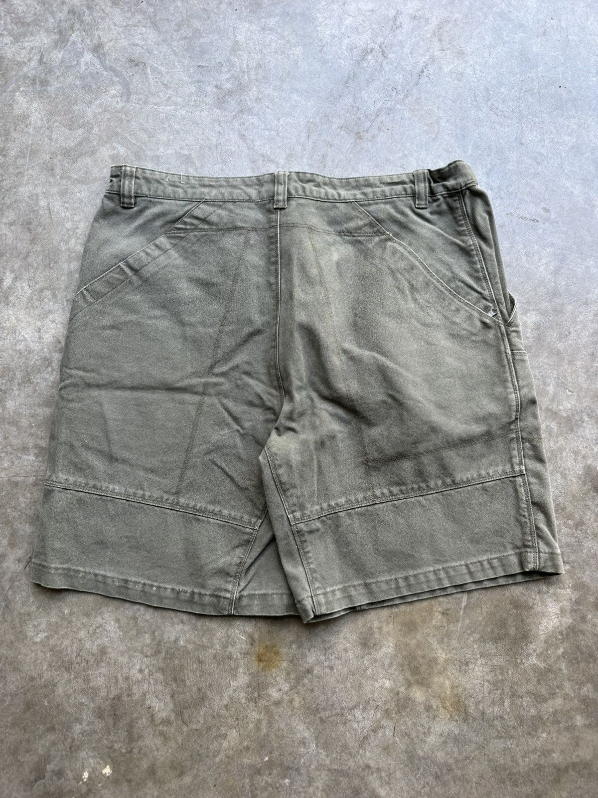 Carhartt Vintage 90’s/00’s Carhartt Double Knee Style Canvas Jorts Size US 36 / EU 52 - 4 Thumbnail
