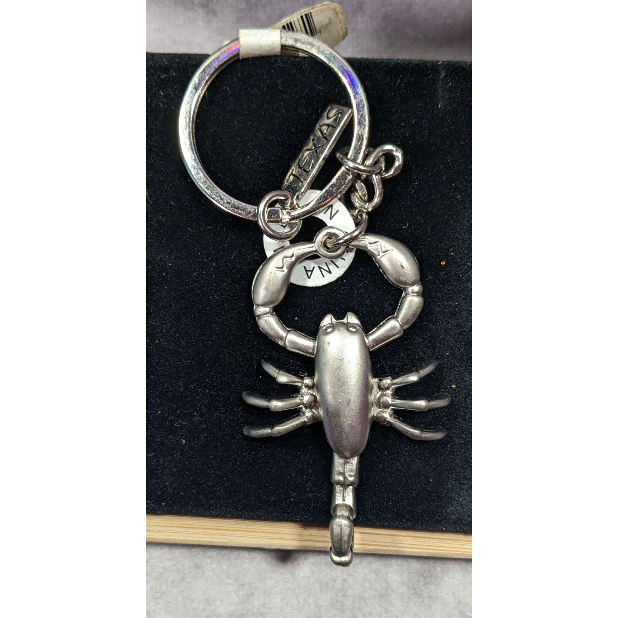 Other Texas Articulated Scorpion Souvenir Silver Tone Keychain Size ONE SIZE - 6 Thumbnail