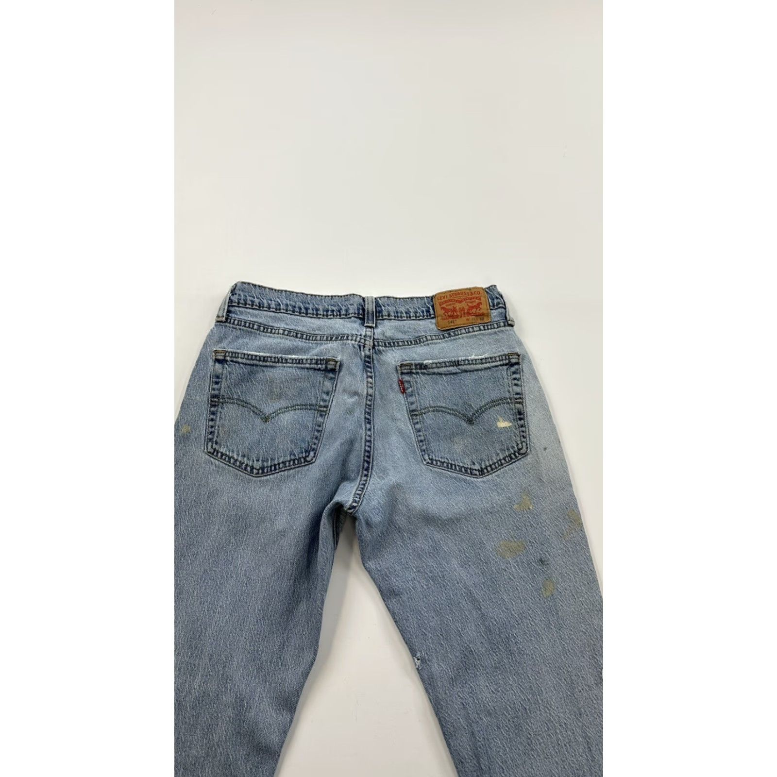 Levi's Levi’s 541 Jeans Men’s 29 x 29 Blue Tagged 31x32 Distressed Paint Size US 29 - 7 Thumbnail