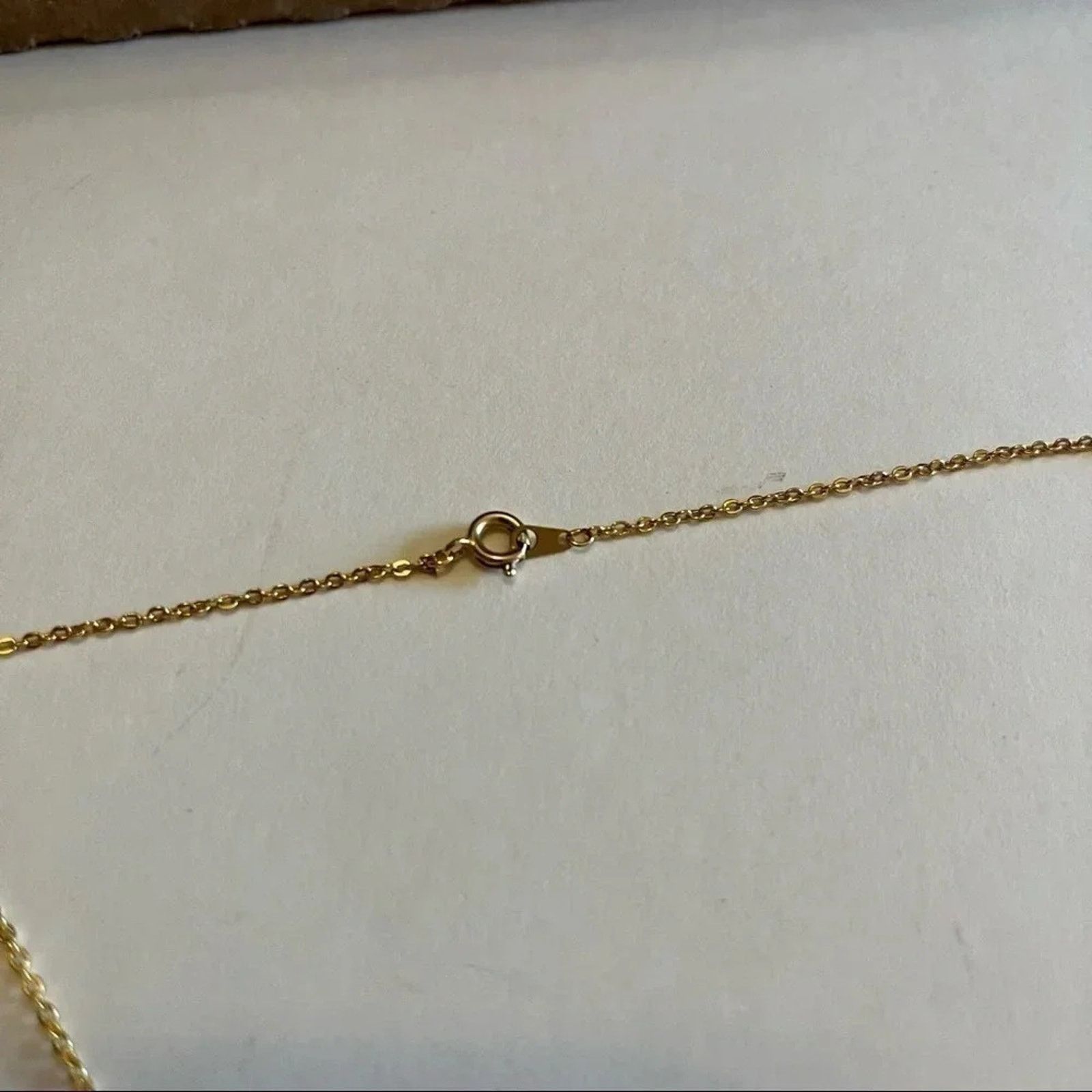Other Name Necklace Catherine Dolphin Heart Ceramic Gold Tone Size ONE SIZE - 4 Thumbnail