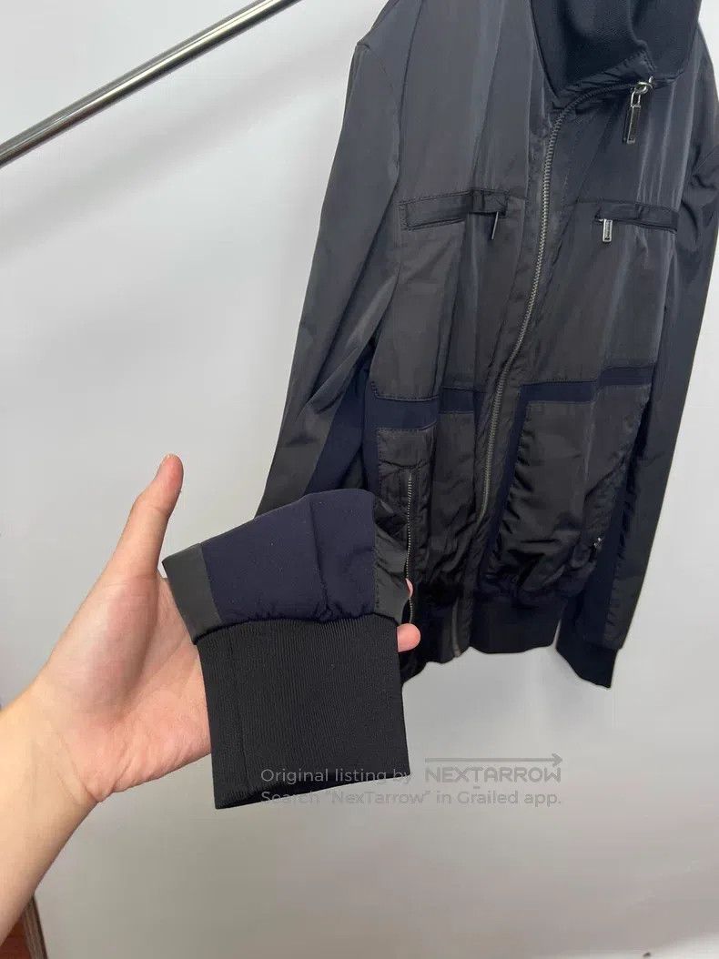 Dries Van Noten DRIES VAN NOTEN Color Block Nylon Stand Collar Jacket Size US L / EU 52-54 / 3 - 5 Thumbnail