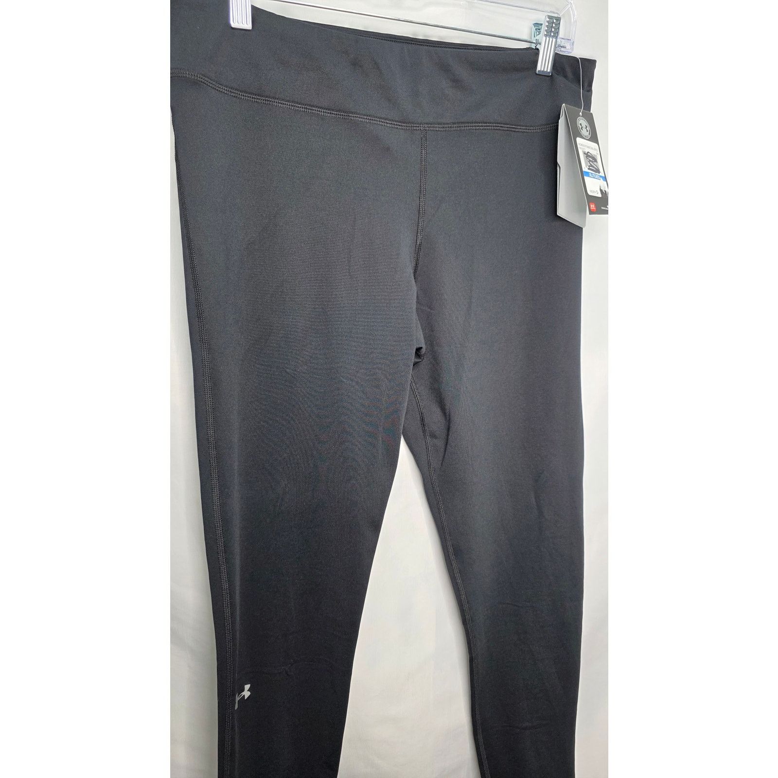 Under Armour Under Armour Black Cold Gear Elastic Waist Athletic Leggings Size 32" / US 10 / IT 46 - 4 Thumbnail