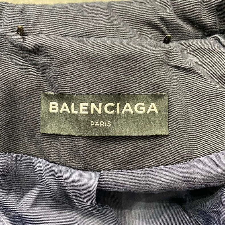 Balenciaga Balenciaga size 44 Blue cotton-padded overcoat Size US S / EU 44-46 / 1 - 4 Thumbnail