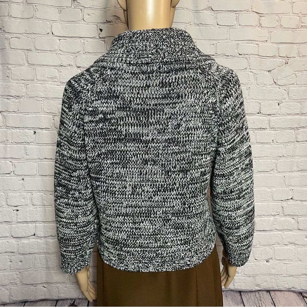 Other New Rafaella Cotton Blend Knit 3/4 Sleeve Grey Cardigan Siz Size M / US 6-8 / IT 42-44 - 4 Thumbnail