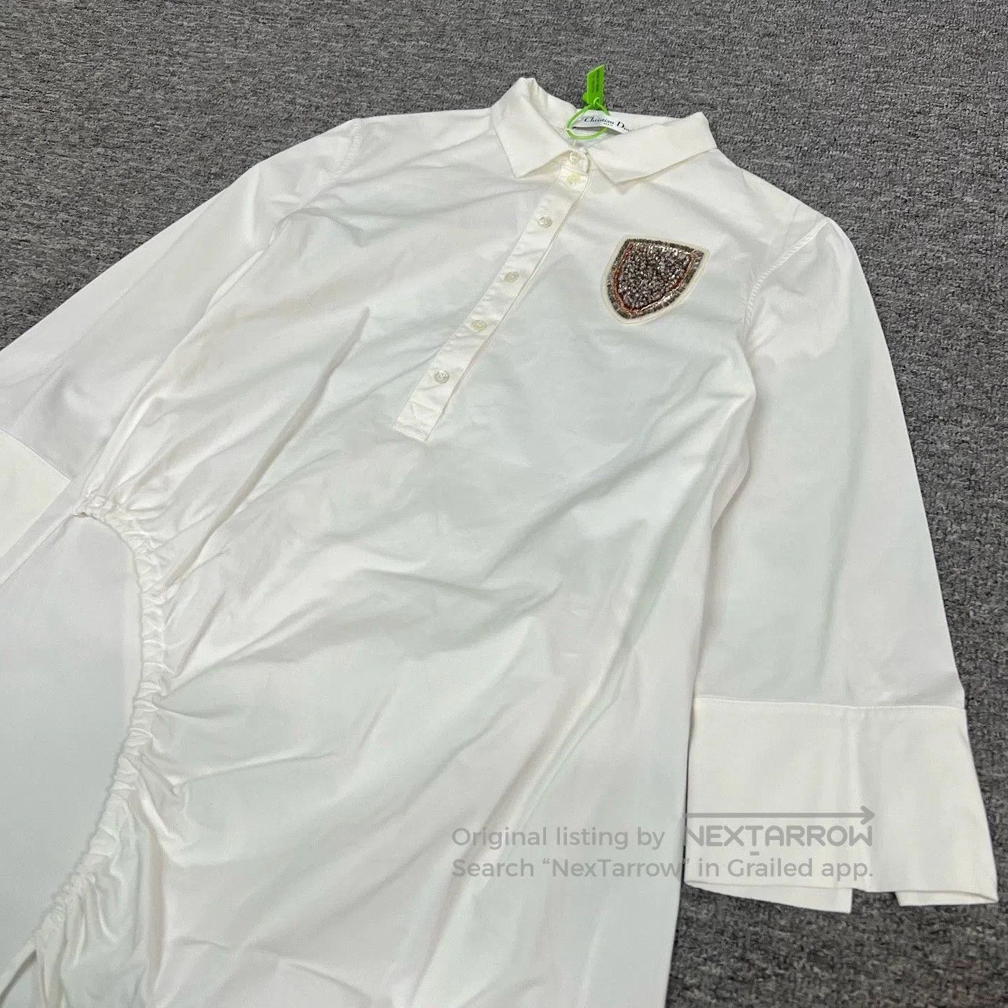Dior unique dior shield embellished shirt dress. Size US M / EU 48-50 / 2 - 3 Thumbnail