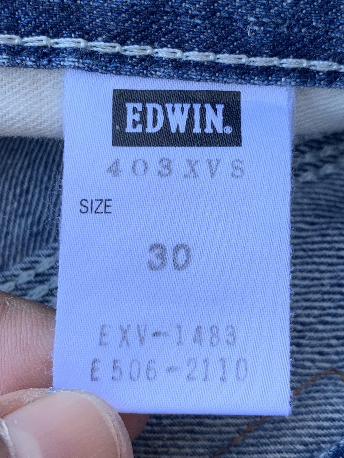 Edwin Edwin XV exclusive vintage. Size US 31 - 6 Thumbnail