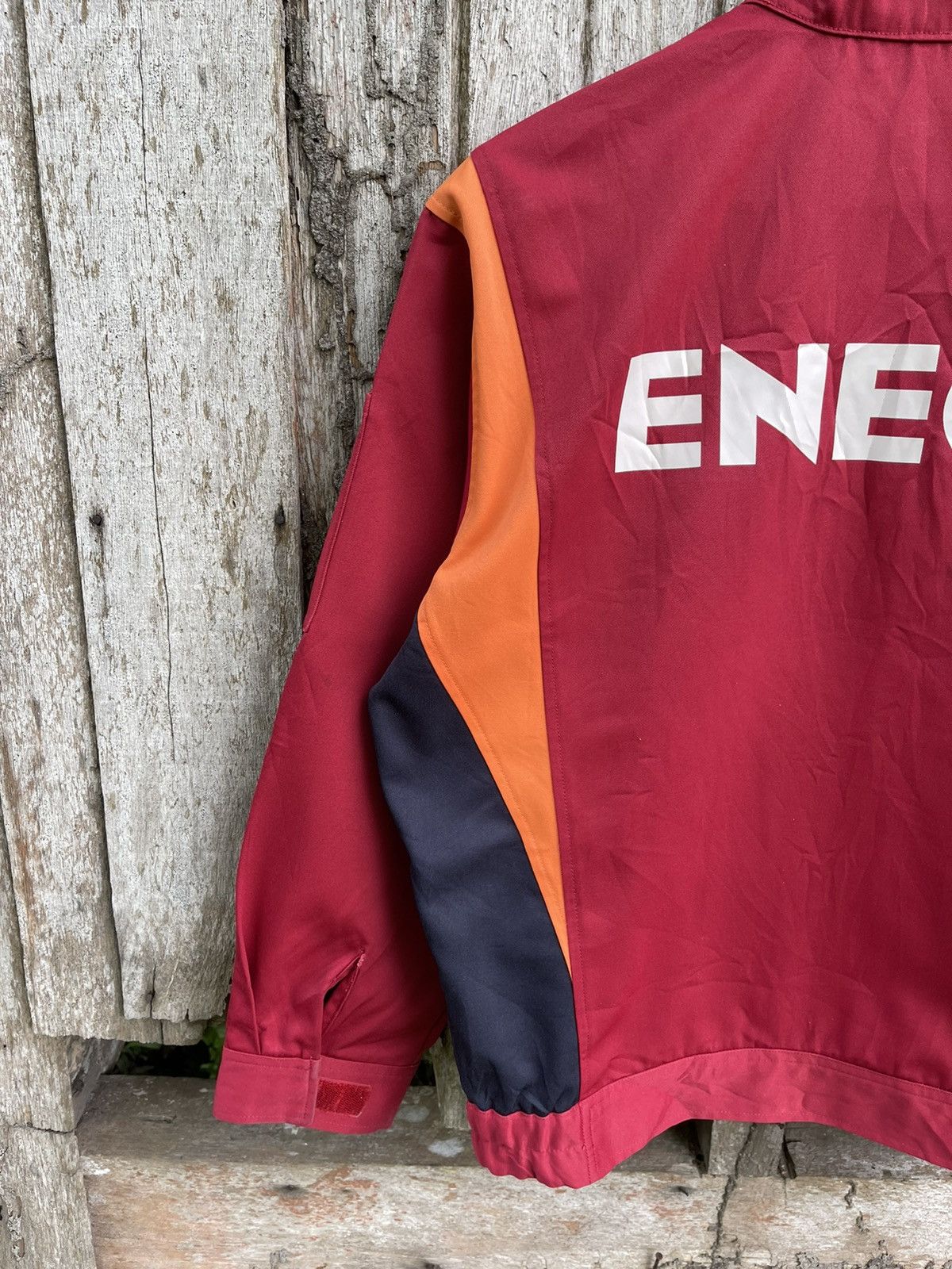 Japanese Brand Japanese ENEOS Red Workwear Jacket Colorblock Uniform Style Size US M / EU 48-50 / 2 - 8 Thumbnail