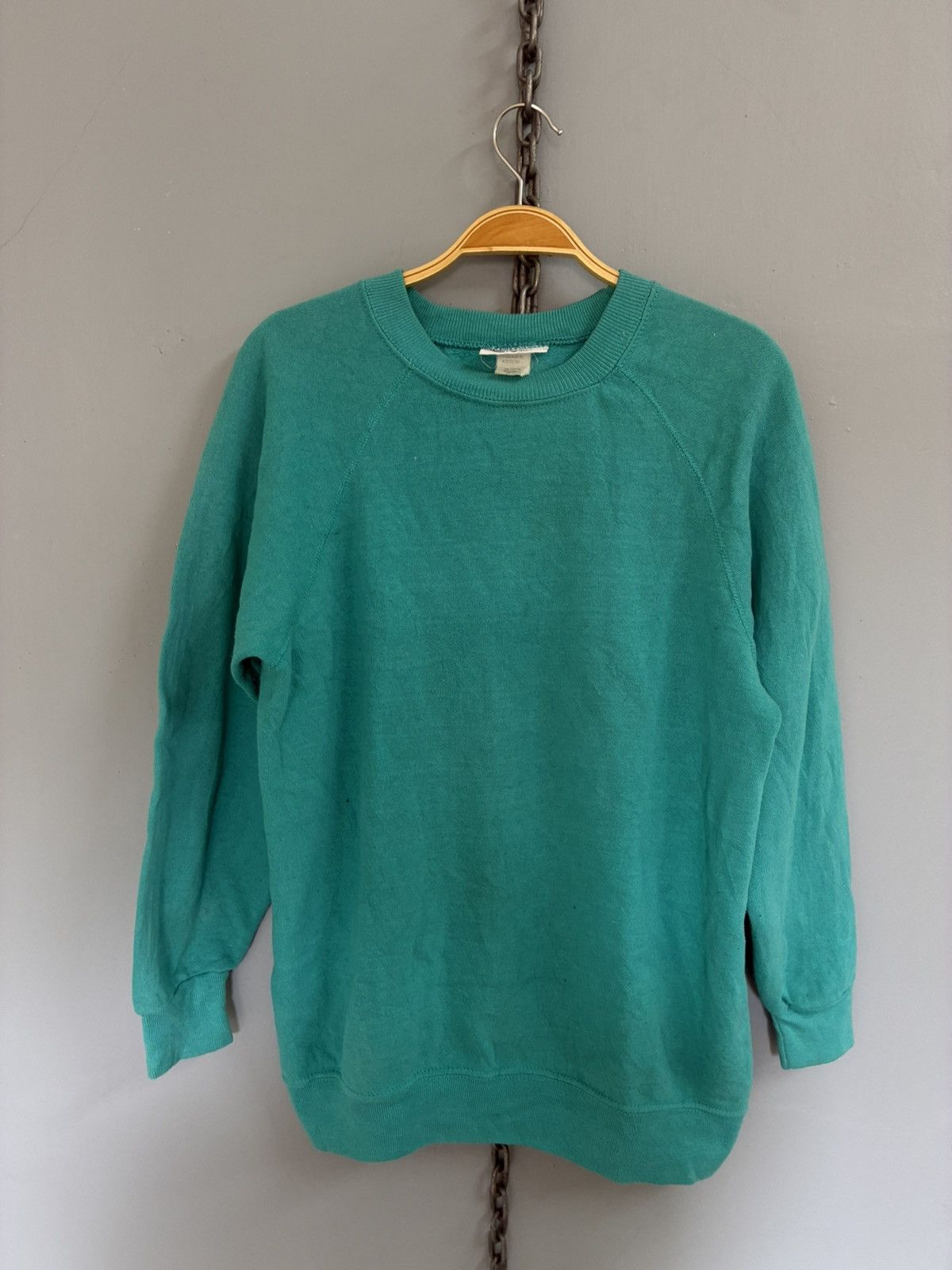 Vintage Vintage 80s plain sweatshirt Size US M / EU 48-50 / 2 - 1 Thumbnail