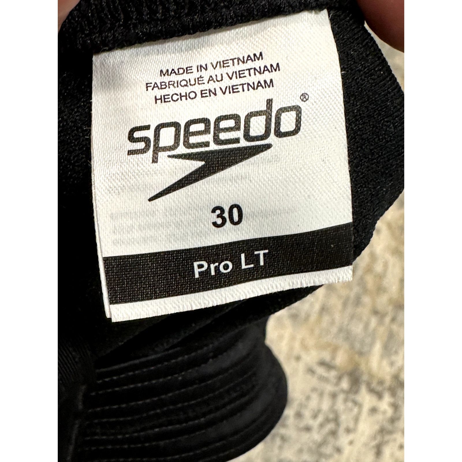 Speedo Speedo Women's Swimsuit One Piece Proit Flyback Black XS 30 Size ONE SIZE - 9 Thumbnail