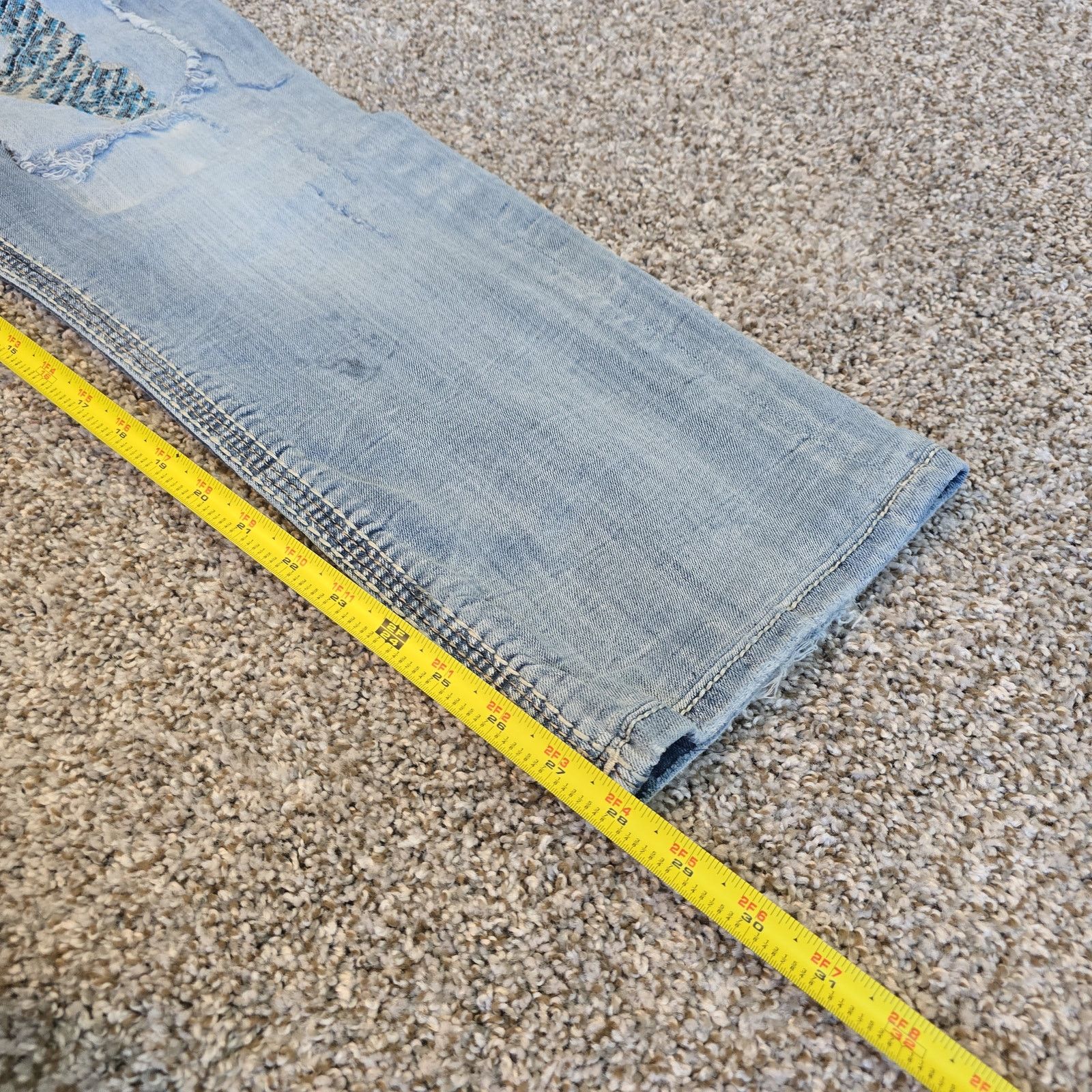 Rock Revival Rock Revival Men's Blue Denim Tom Straight Jeans - Size 32 Size US 32 / EU 48 - 9 Thumbnail