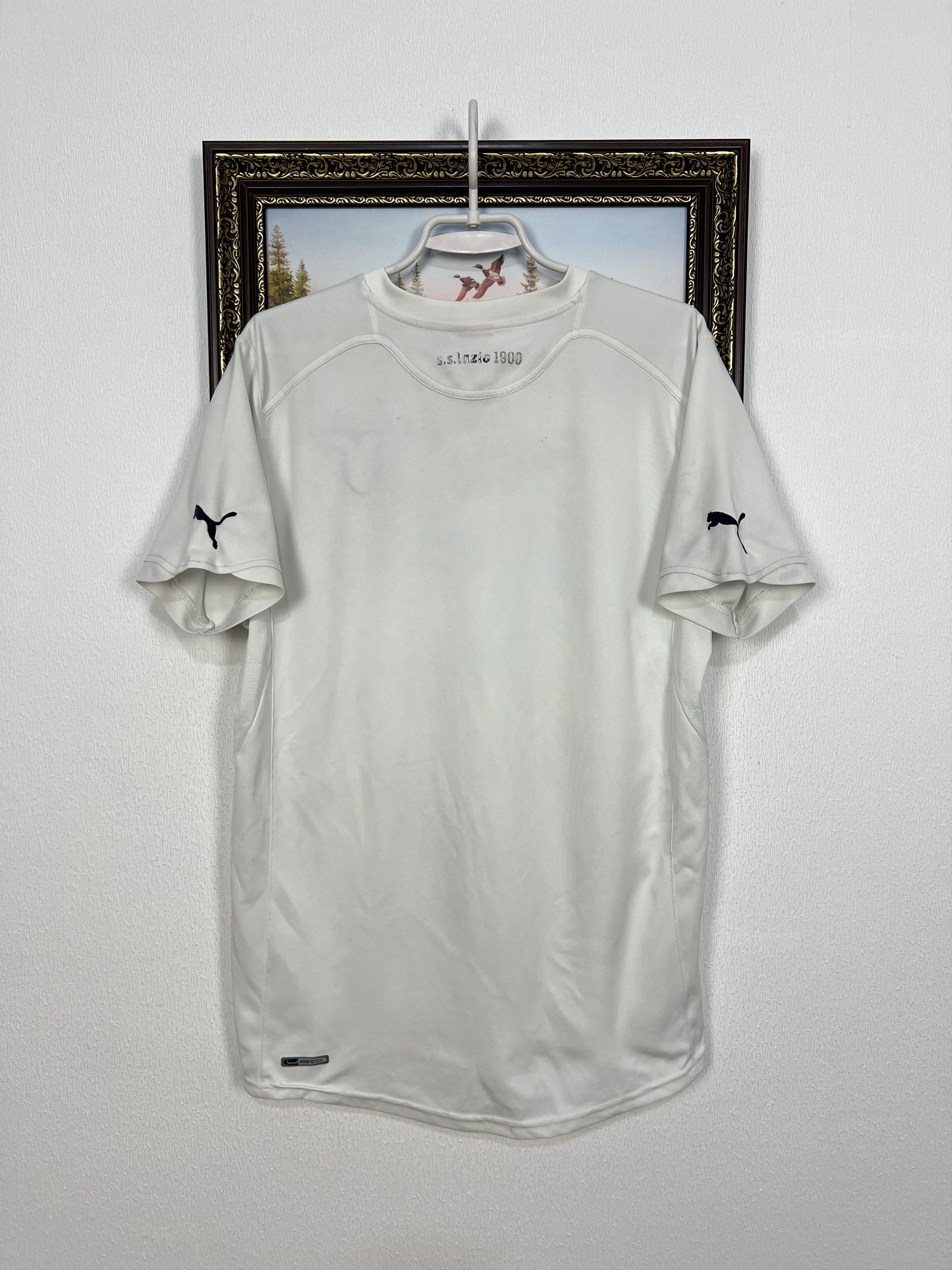 Puma Lazio Away football shirt 2012 Soccer Puma White Maglia Size US L / EU 52-54 / 3 - 15 Thumbnail