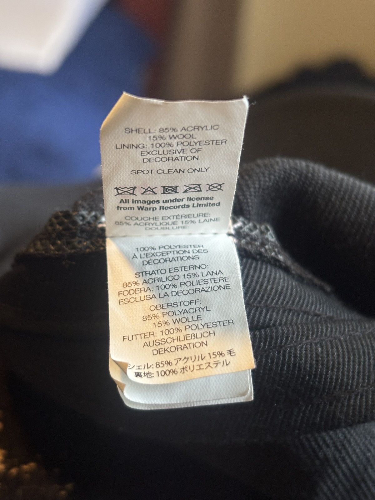 Supreme Supreme Aphex Twin 6-Panel Hat, Black Size ONE SIZE - 9 Thumbnail