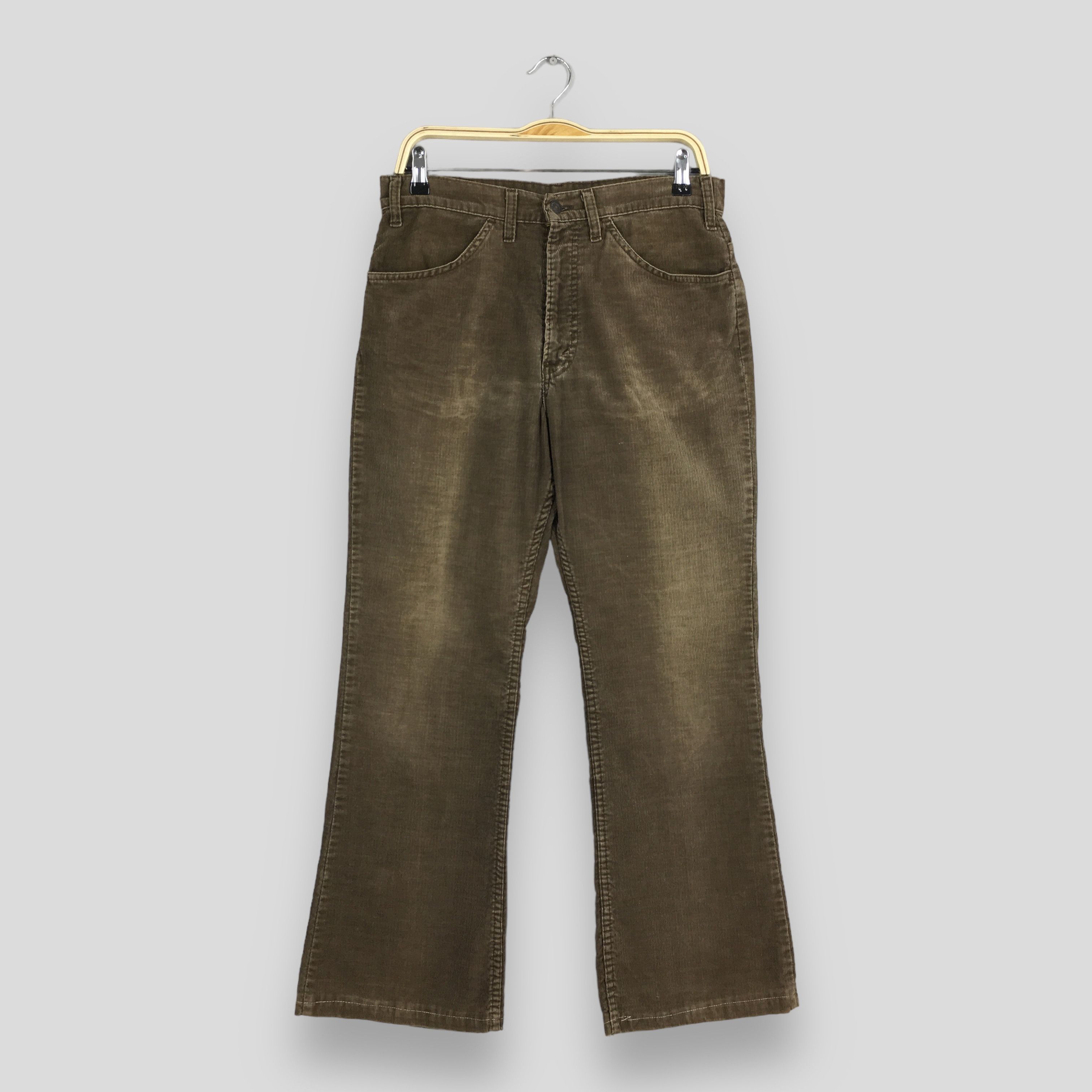 Size 30x27 Vintage Levi's 646 Brown Corduroy Pants