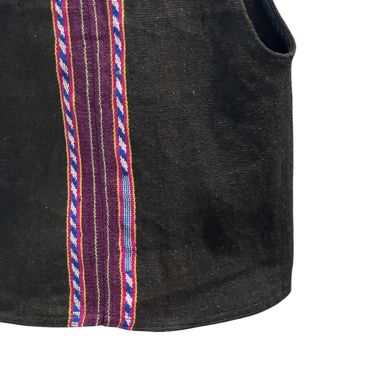 Vintage Vintage Tela Embroidered Handmade Ethnic Tribal Wool Vest Size US XS / EU 42 / 0 - 10 Thumbnail