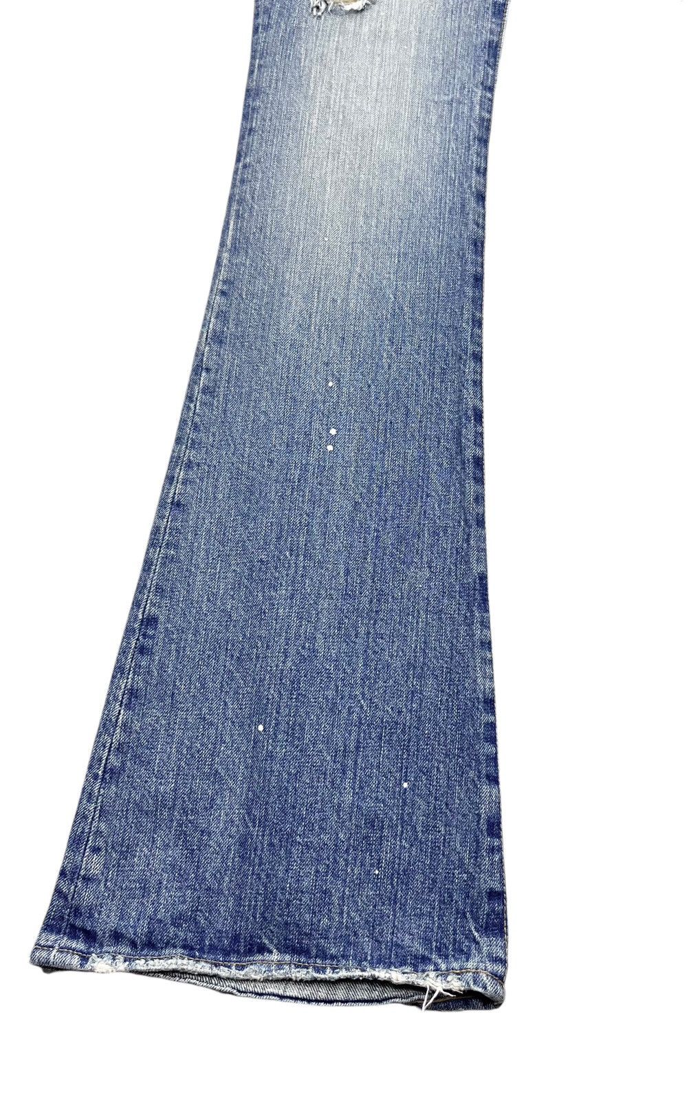 MOUSSY Vintage MOUSSY Skinny FLARE Paint Splatter Ripped LGB Style Size 27" / US 4 / IT 40 - 10 Thumbnail