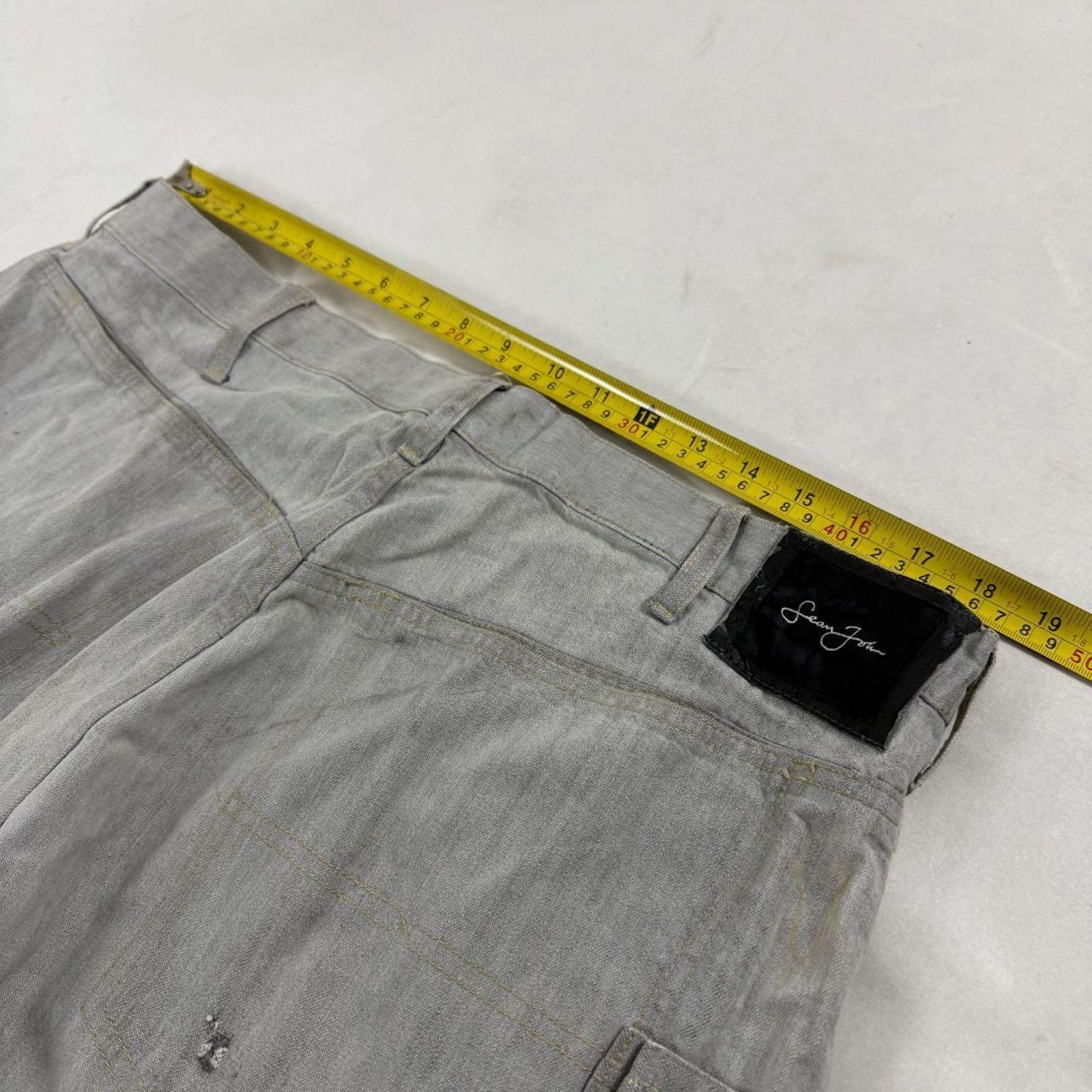 JNCO × Sean John × Vintage Vintage y2k grey grunge baggy wide leg archive skater jeans Size US 38 / EU 54 - 5 Thumbnail