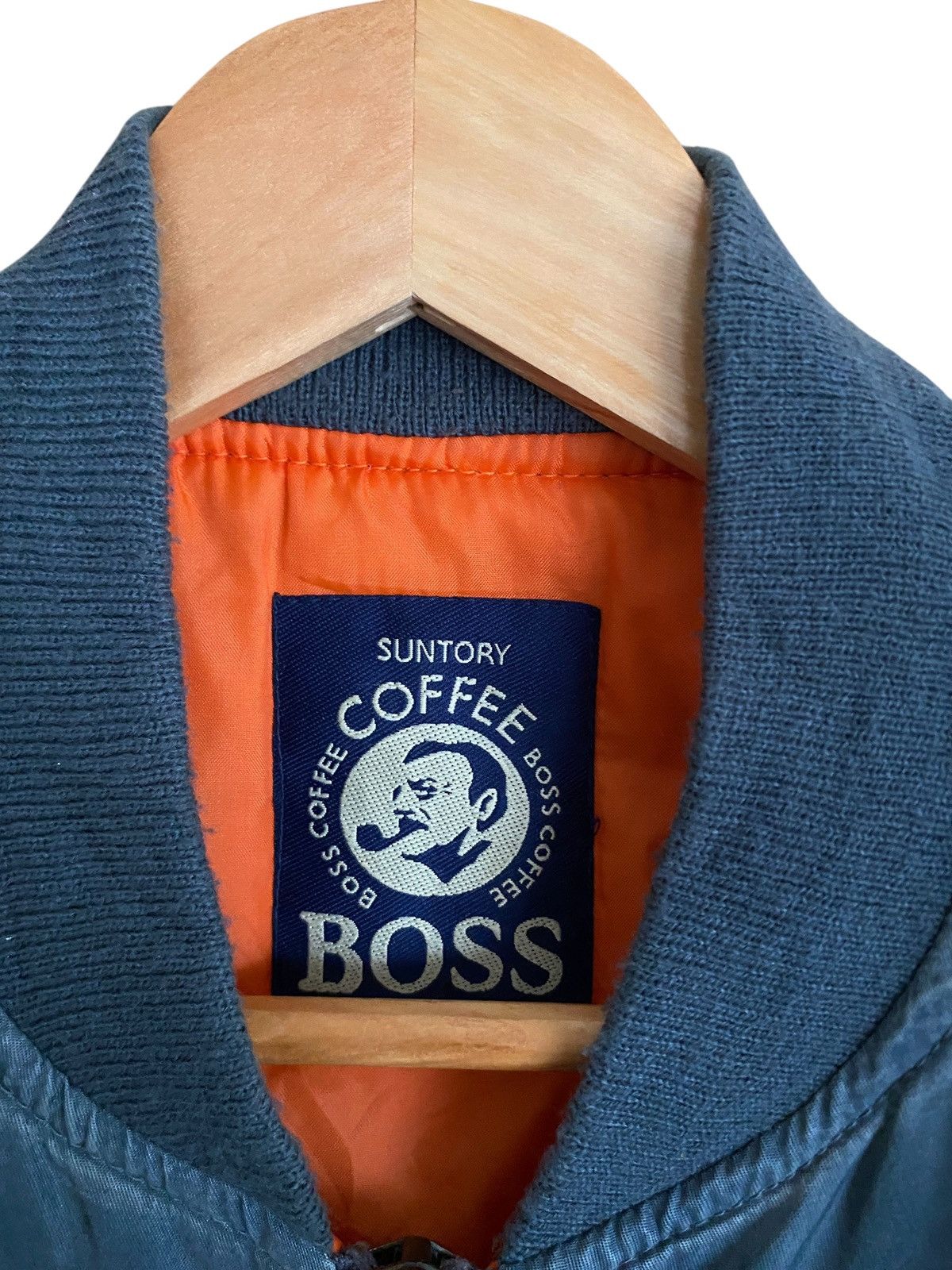 Vintage Vintage Brand Coffee Boss MA-1 Flight Jacket 1990s Size US M / EU 48-50 / 2 - 8 Thumbnail