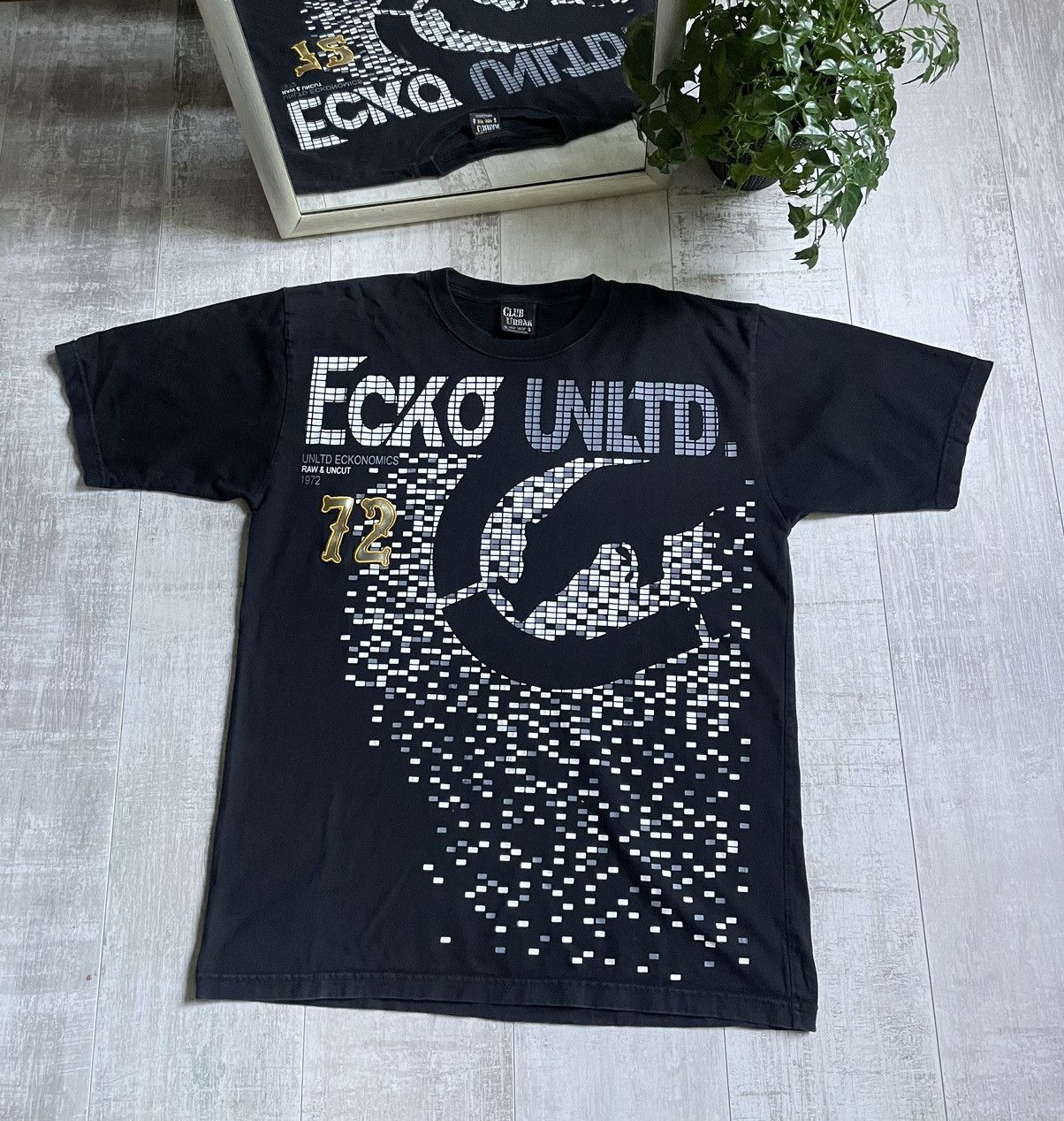 Ecko Unltd. Vintage Ecko Unltd 72 Black T-Shirt 90’s Hip-Hop Rap RARE Size US L / EU 52-54 / 3 - 1 Thumbnail