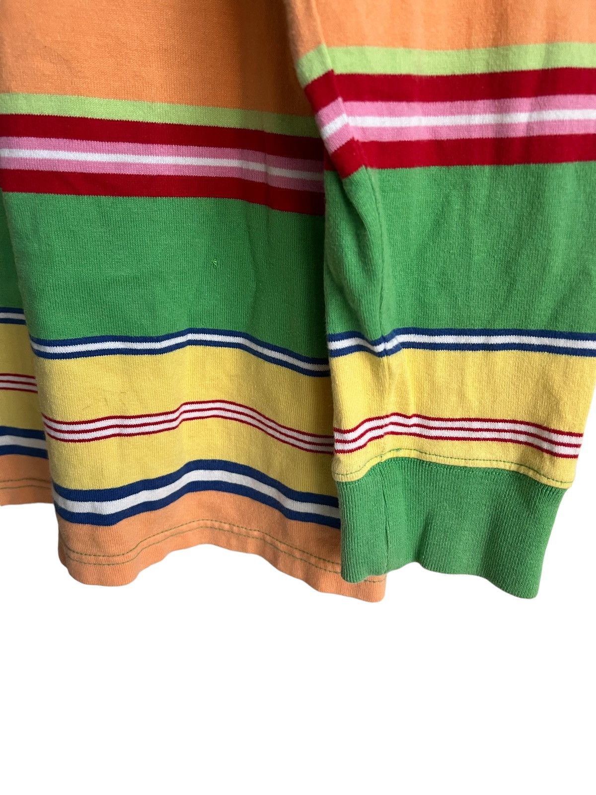 Polo Ralph Lauren Y2K Polo Ralph Lauren Beautiful Striped Colorway Rugby Shirt Size US L / EU 52-54 / 3 - 6 Thumbnail