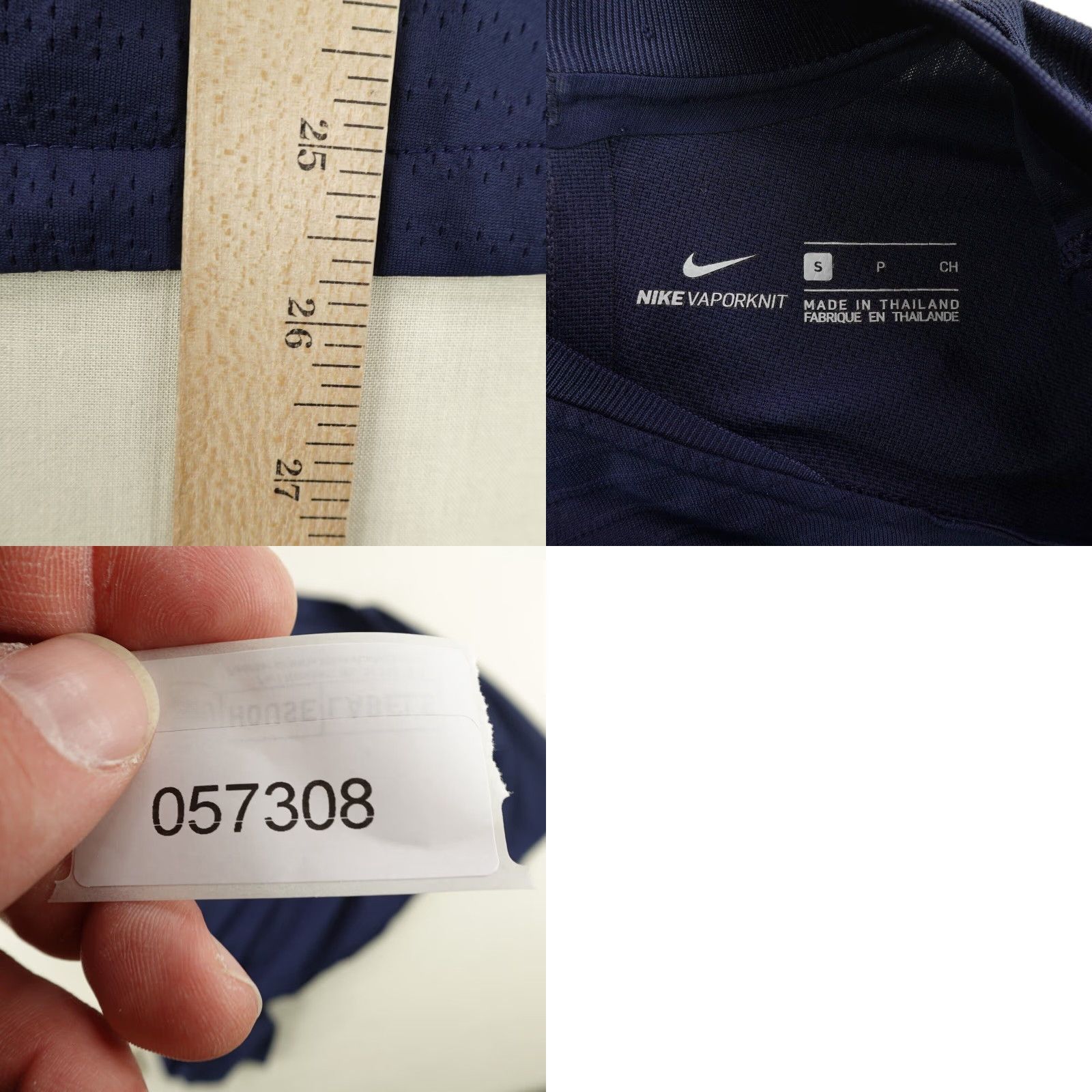 Nike Nike Shirt Mens Small Blue Vaporknit II Soccer Jersey V Neck Athletic Running Size S / US 4 / IT 40 - 8 Thumbnail