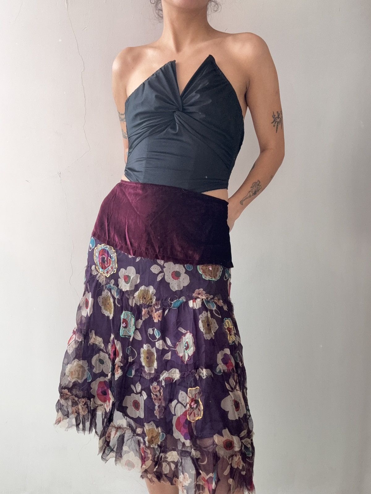Vintage Park Bravo silk skirt Size 28" / US 6 / IT 42 - 1 Thumbnail