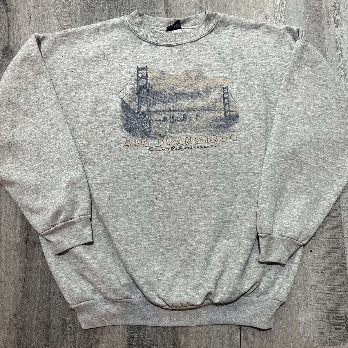 Vintage VTG San Francisco California Golden Gate Travel Sweatshirt Size US XL / EU 56 / 4 - 1 Thumbnail