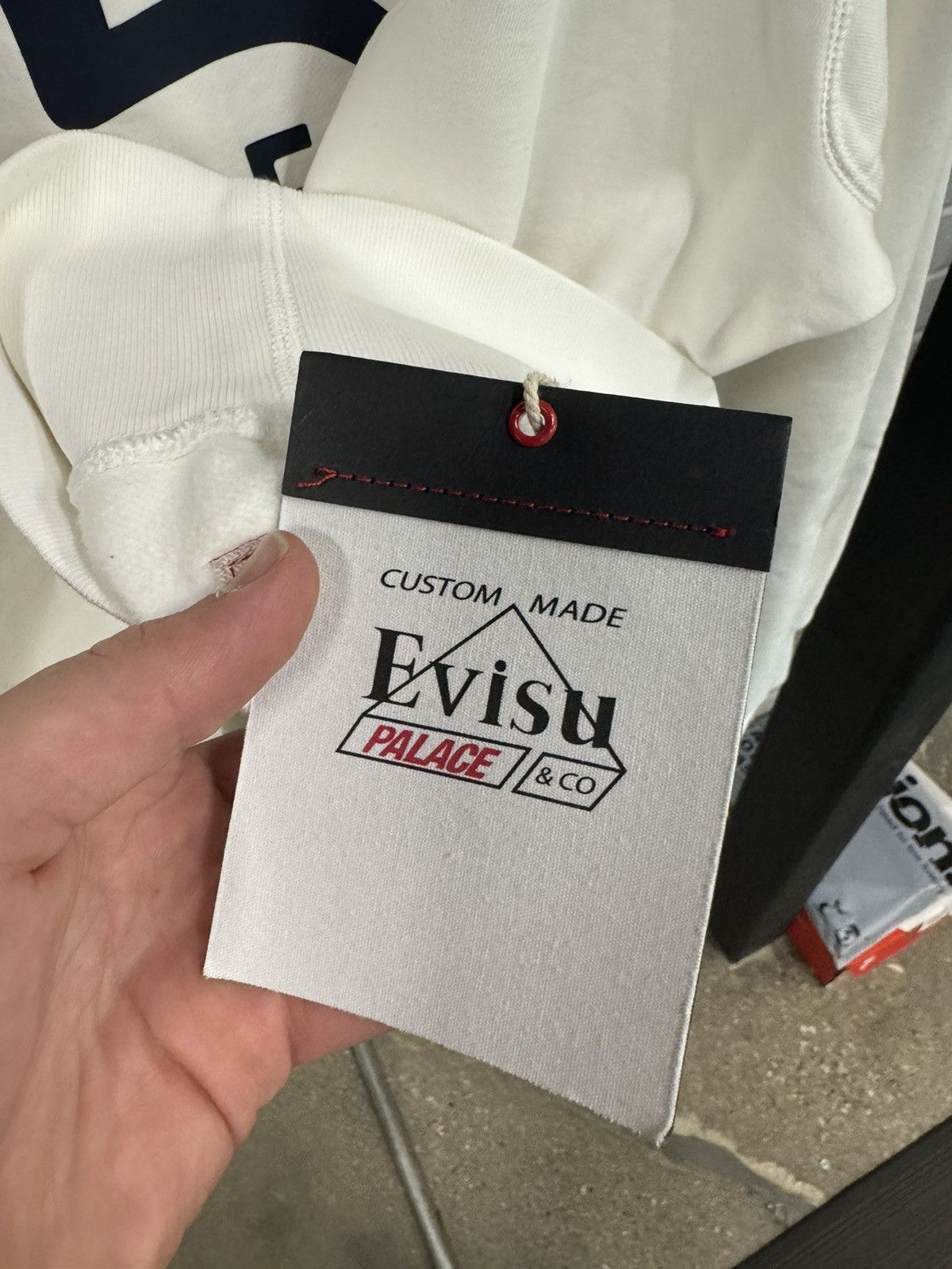 Evisu × Palace Palace Evisu Reversible Crew Ecru Size US M / EU 48-50 / 2 - 4 Thumbnail