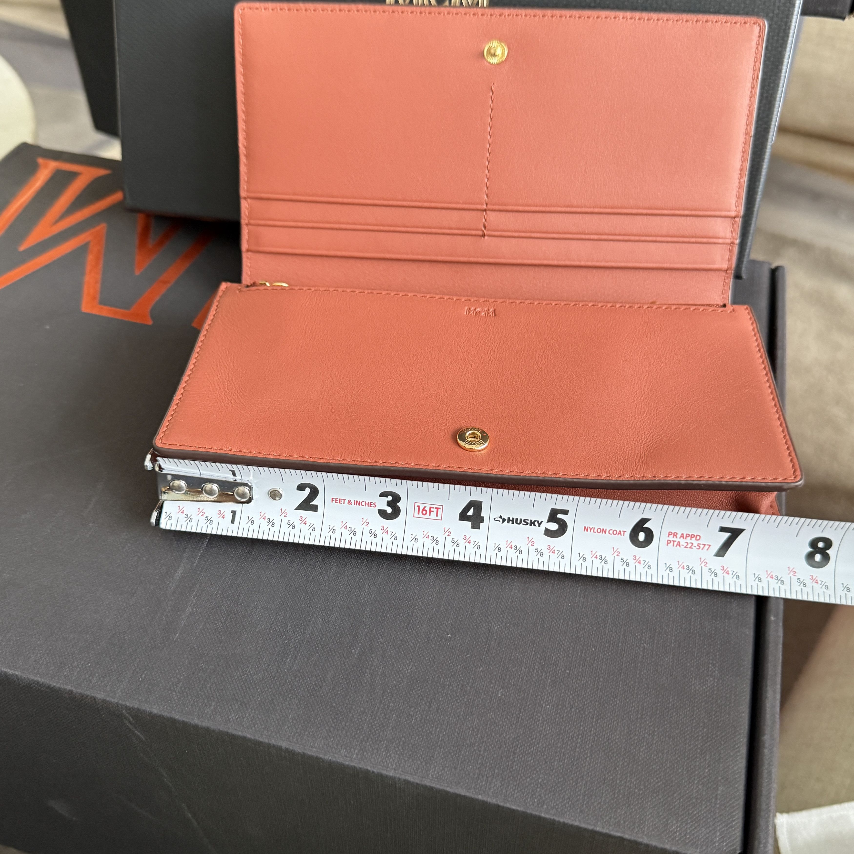 MCM MCM Wallet Purse On Leather and Chain, MYL ESAK01 X7001 Size ONE SIZE - 9 Thumbnail