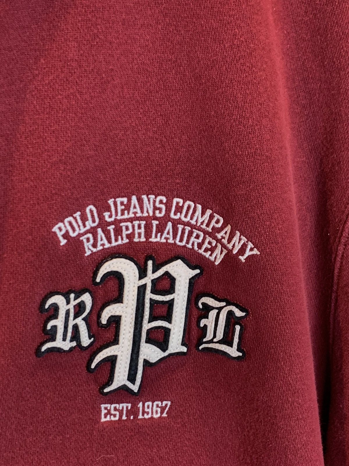 Polo Ralph Lauren *RARE* Vintage Polo Jeans Co Ralph Lauren Patch Zip Jacket Size US XL / EU 56 / 4 - 2 Thumbnail