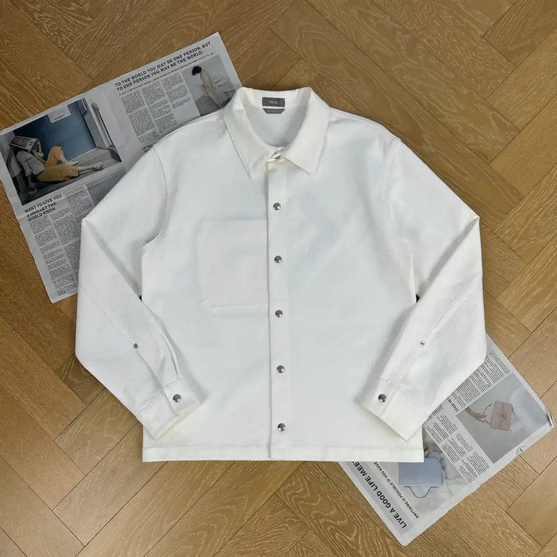Dior Dior Men's White Oversized Jacket 0089 Size US XXL / EU 58 / 5 - 1 Thumbnail
