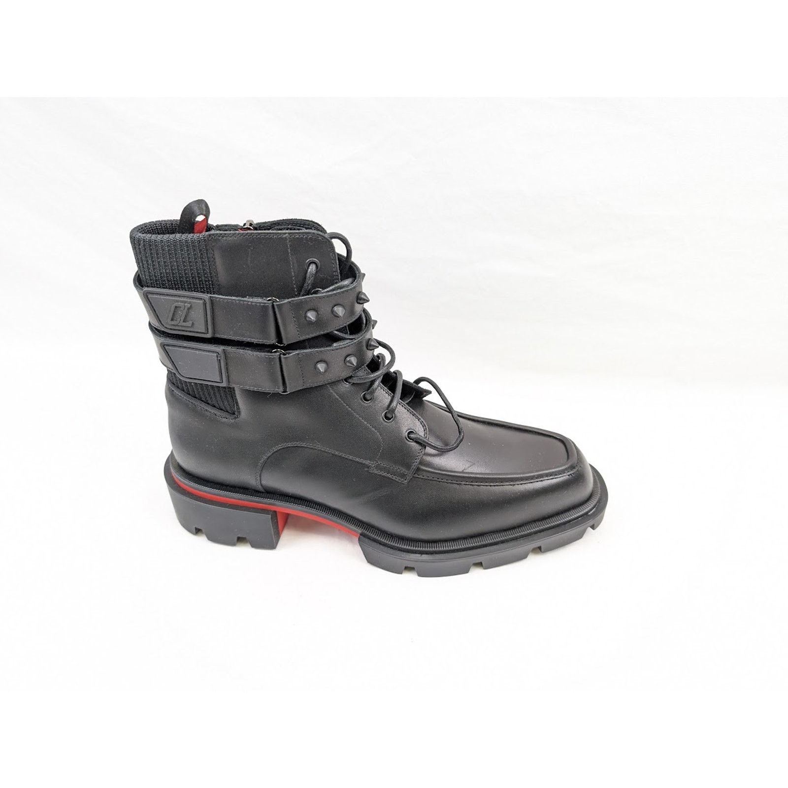 Safacroc Flat Christian Louboutin boots CHRISTIAN LOUBOUTIN So Kate croc-effect patent-leather boots  main image 4