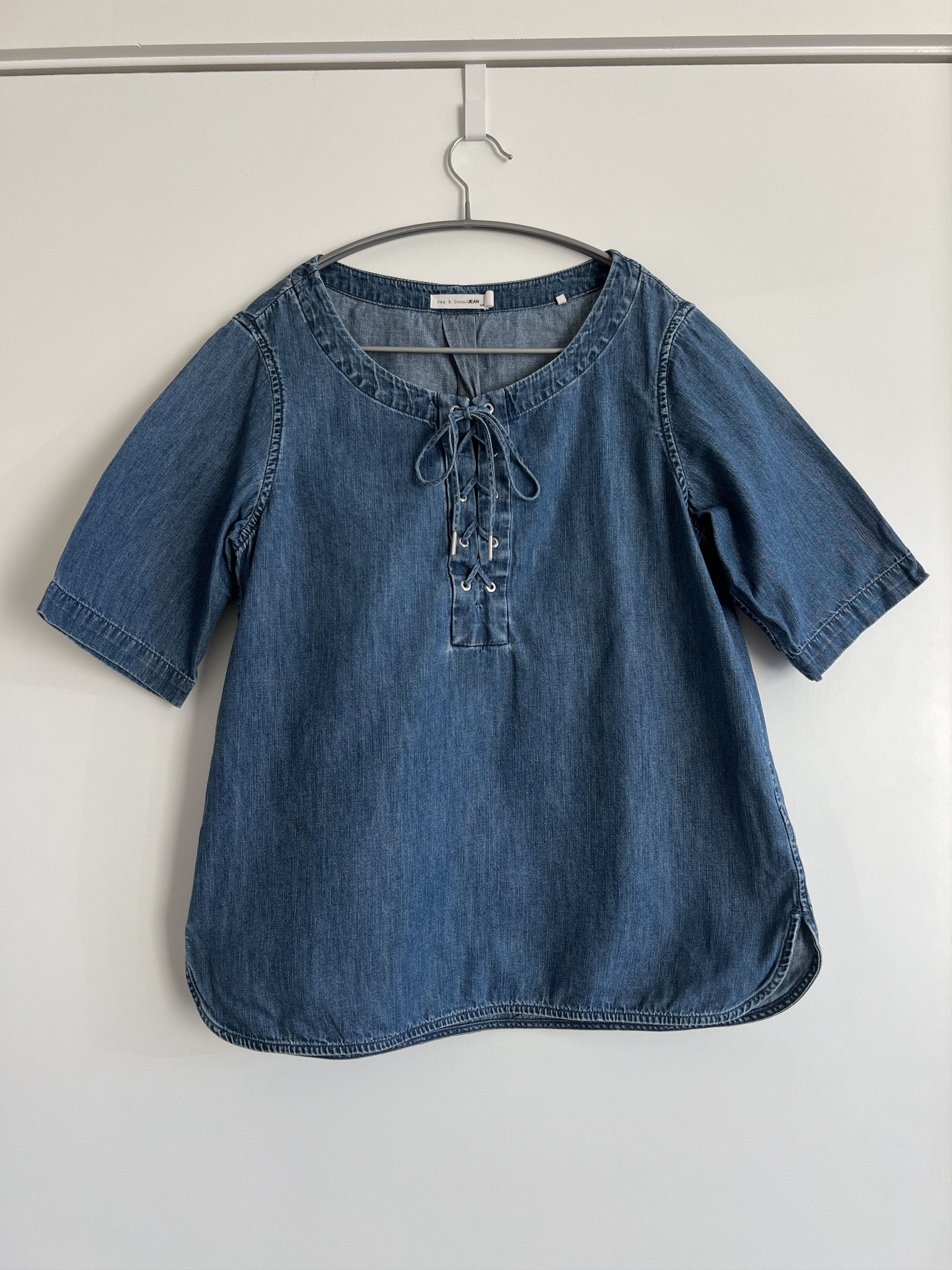 Rag & Bone Rag & Bone Oversized Denim Shirt - Size S Size S / US 4 / IT 40 - 1 Thumbnail