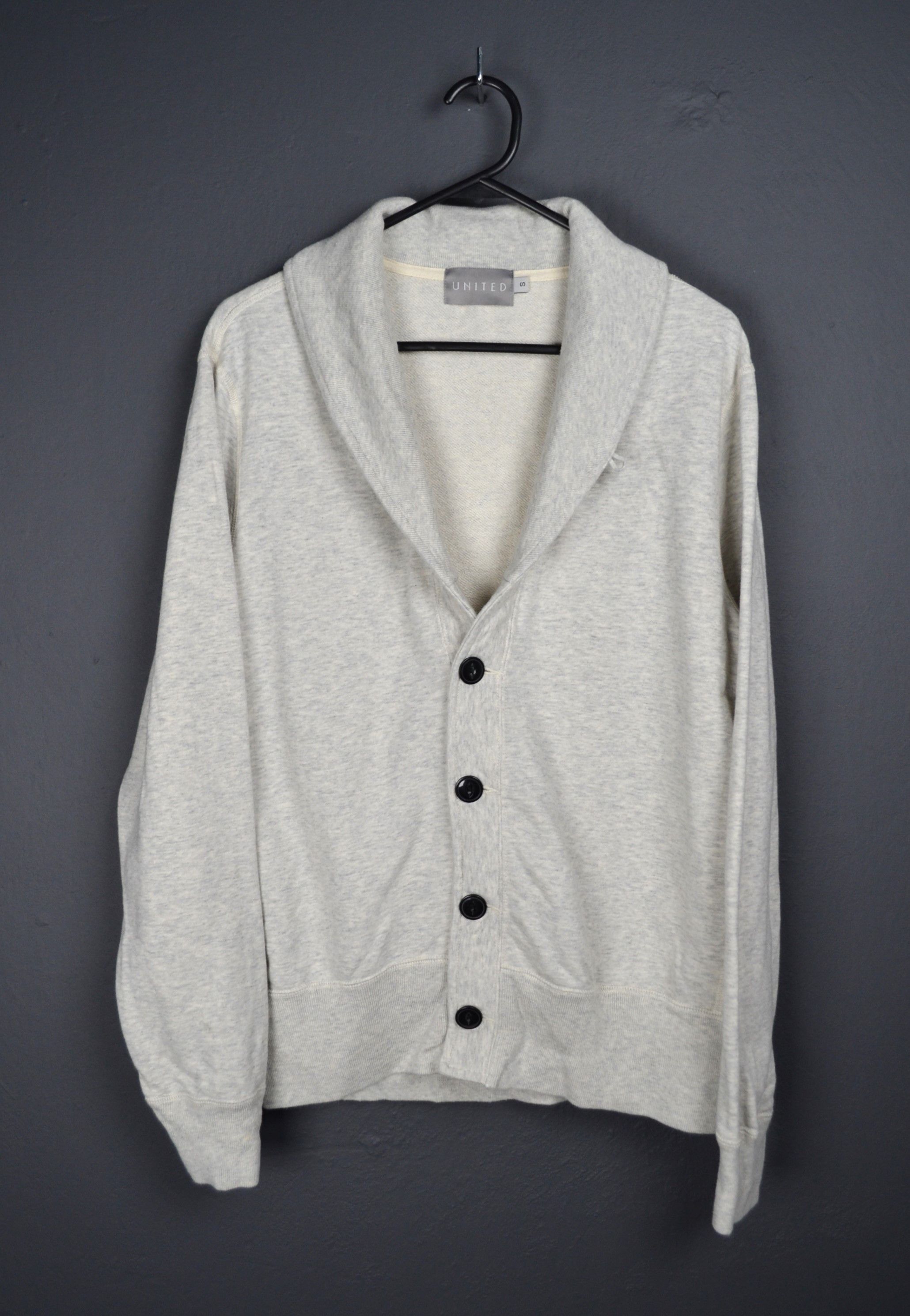 Other United Canada Shawl Cardigan Cotton S Gray Size US S / EU 44-46 / 1 - 1 Thumbnail