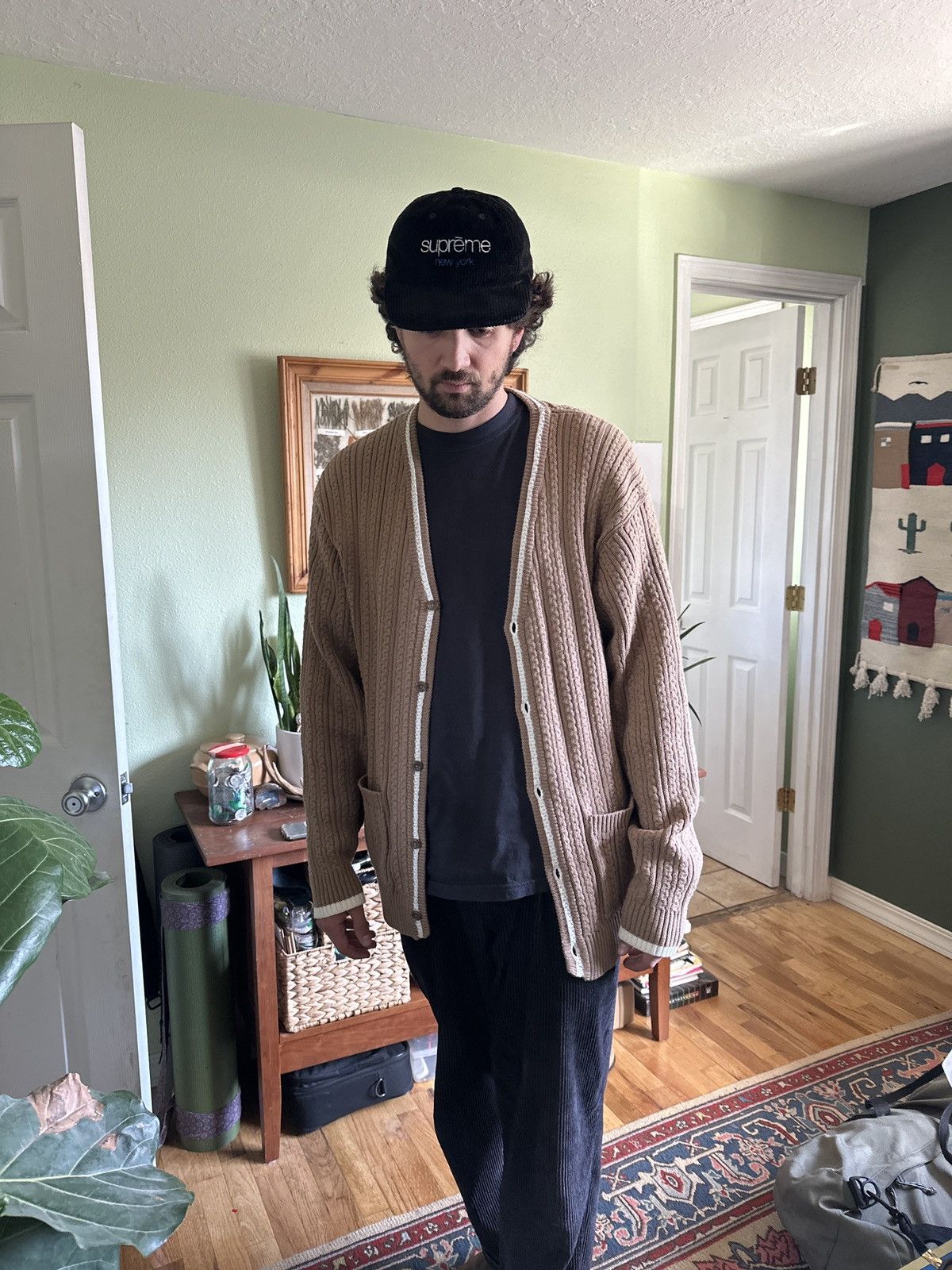 Beams Plus × Japanese Brand Beams PLUS Cable Knit Cardigan Size US XL / EU 56 / 4 - 2 Thumbnail
